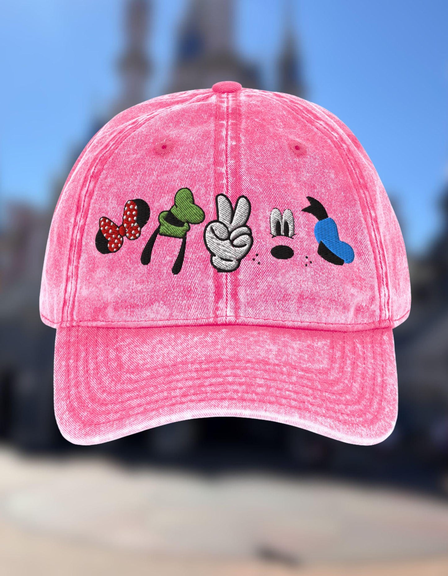 Fab 5 Icon Dad Hat: Vintage Disneyland Embroidered Cap