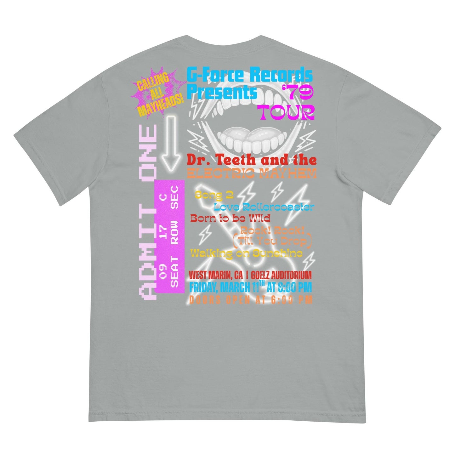Muppets Rock n Roller Coaster Shirt