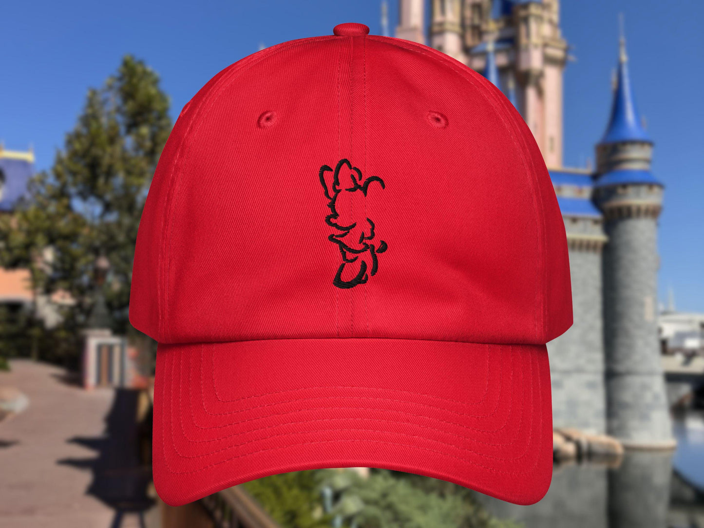 Minnie Mouse Sketch Under Armour Dri-Fit Hat, Disney Mom Cap