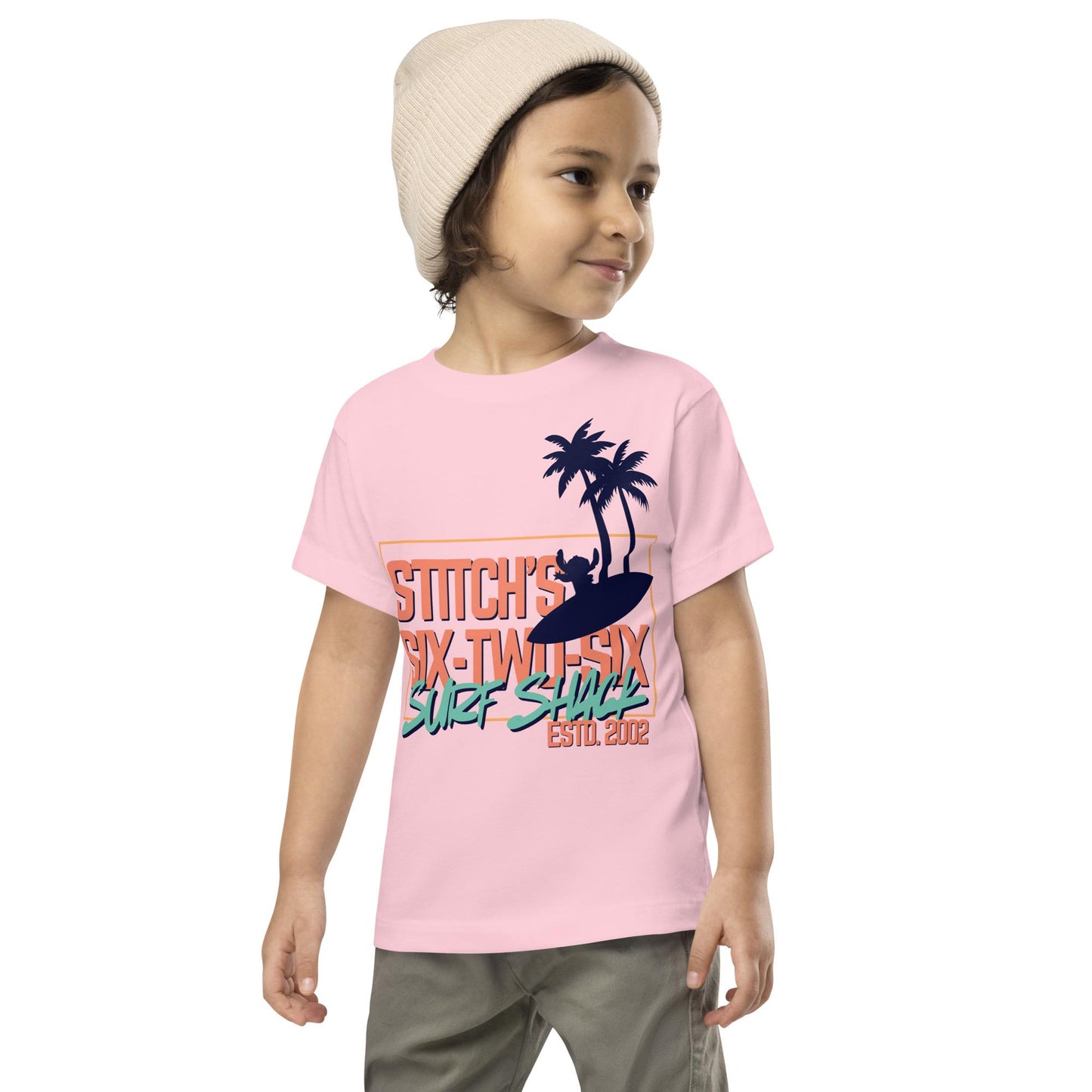 Toddler Stitch Surf Shack Shirt, Disney Ohana, Bella Canvas Tee
