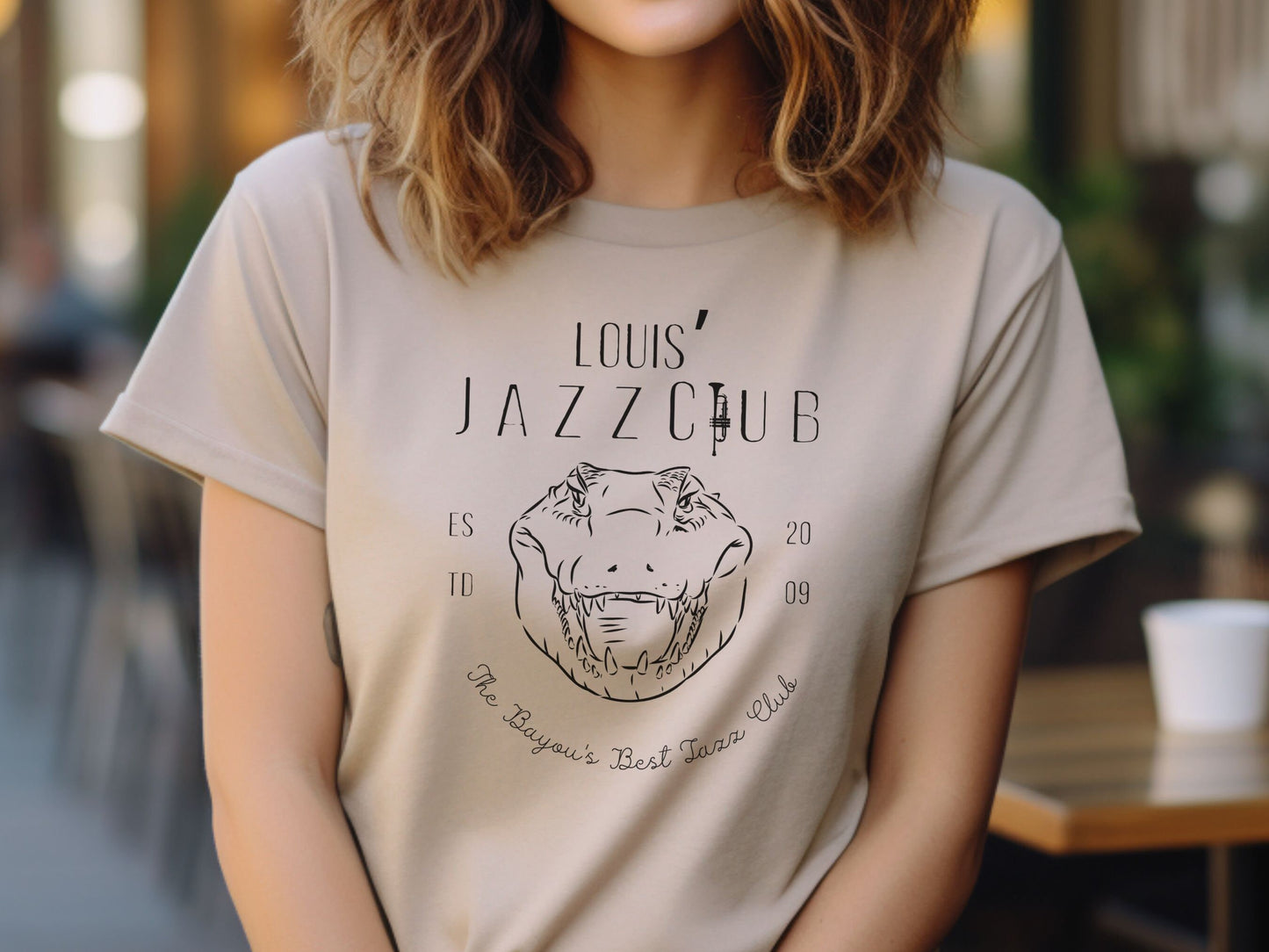 Tiana's Louis' Jazz Club Shirt, Disney Bayou Tee, Bella Canvas