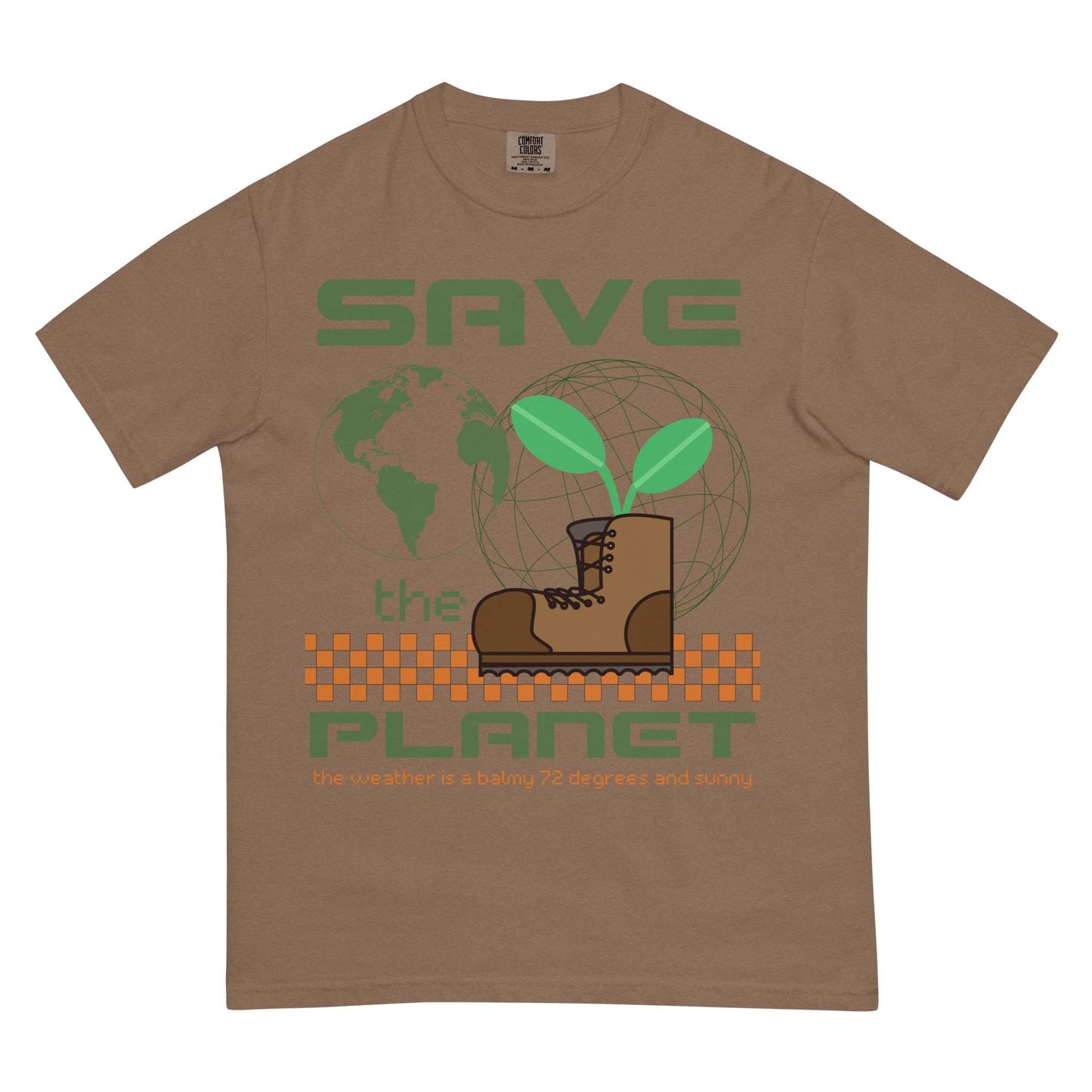 Wall-E Save the Planet Comfort Colors Shirt, Disney Pixar Tee