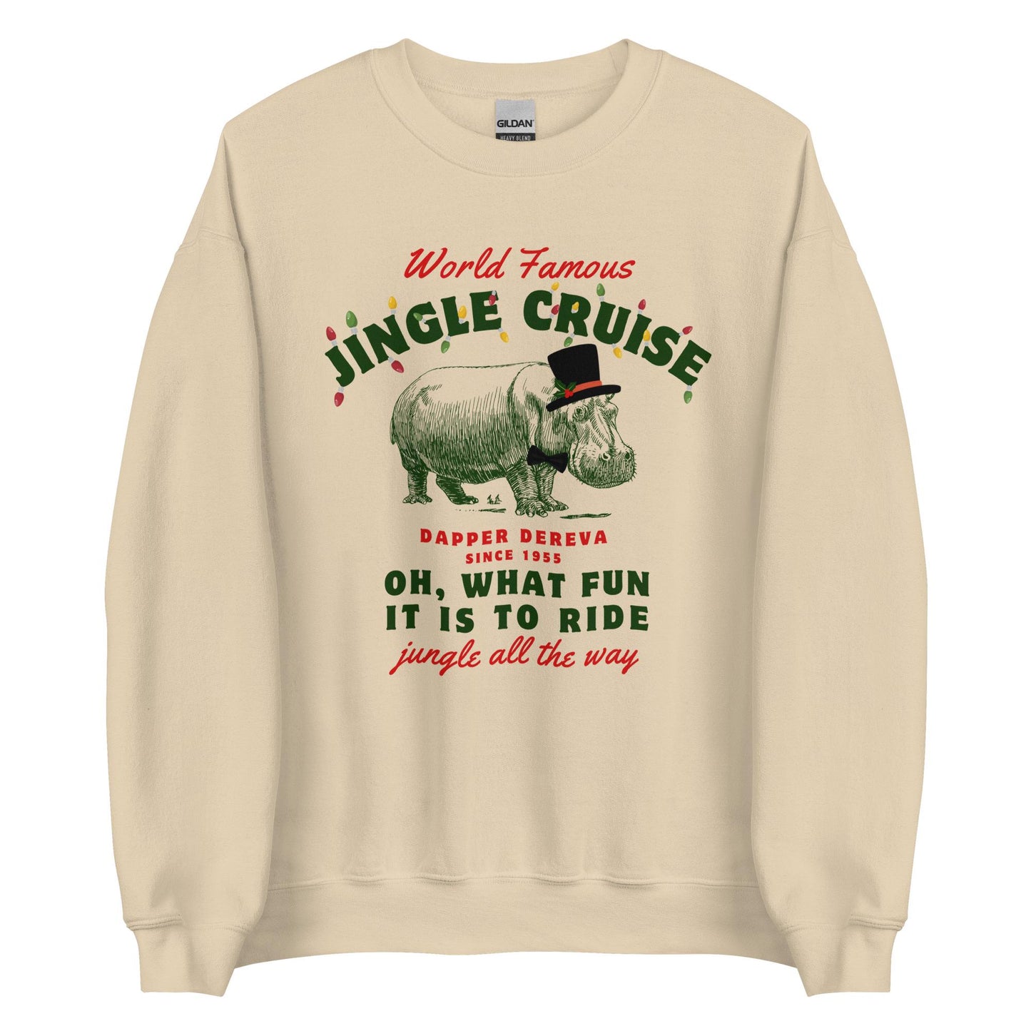 Jingle Cruise Sweatshirt, Disney Christmas Theme Park, Family Holiday
