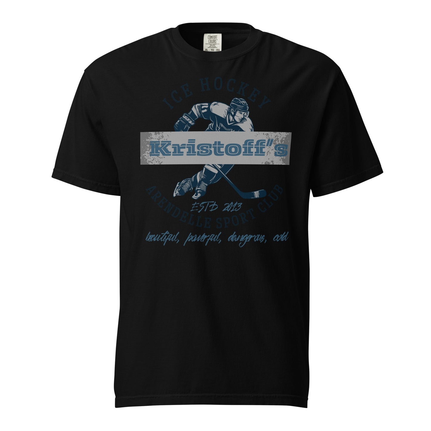 Kristoff's Ice Hockey T-Shirt, Comfort Colors Disney Family Shirt