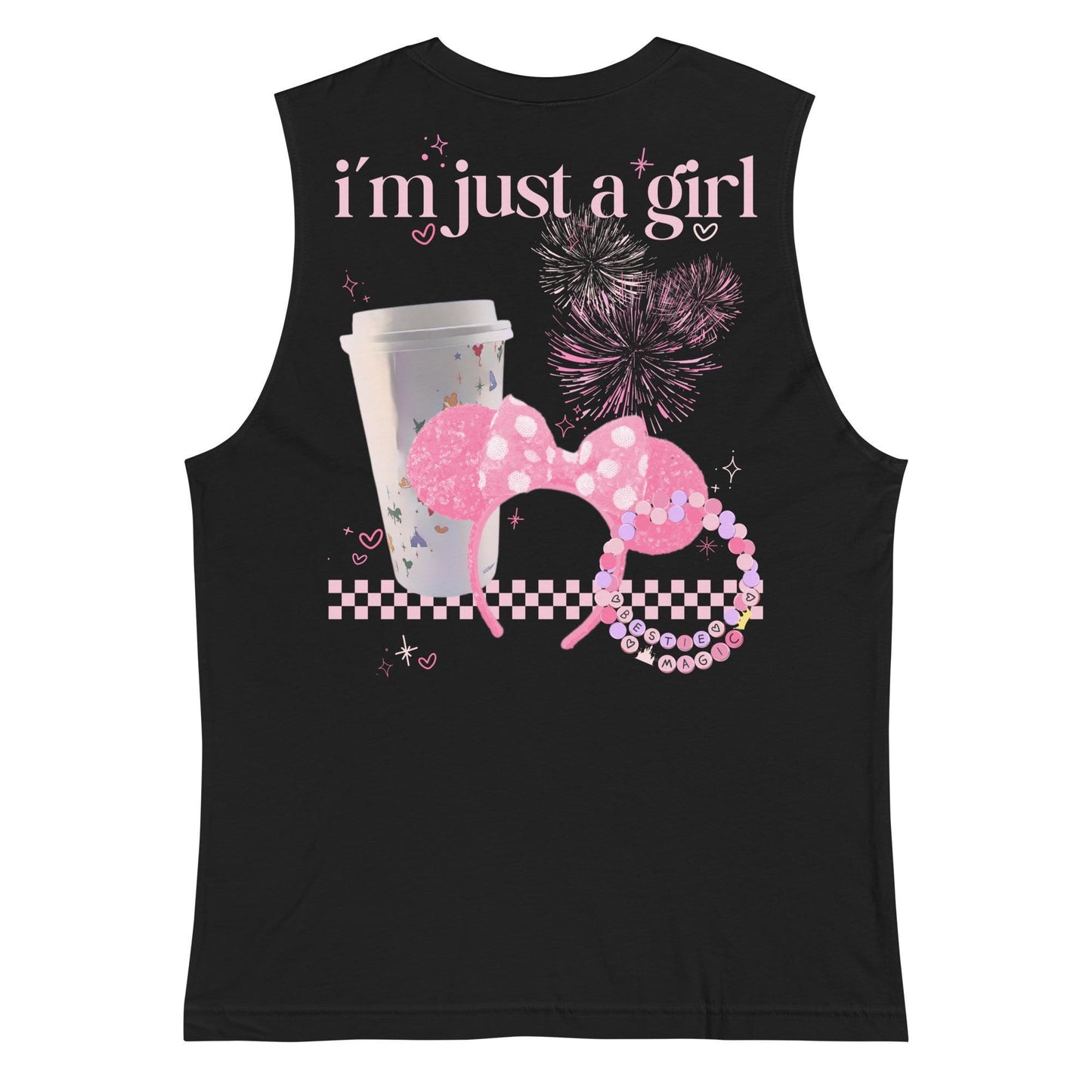 I'm Just a Girl Disney Tank Top, Bella Canvas Girls Trip Shirt