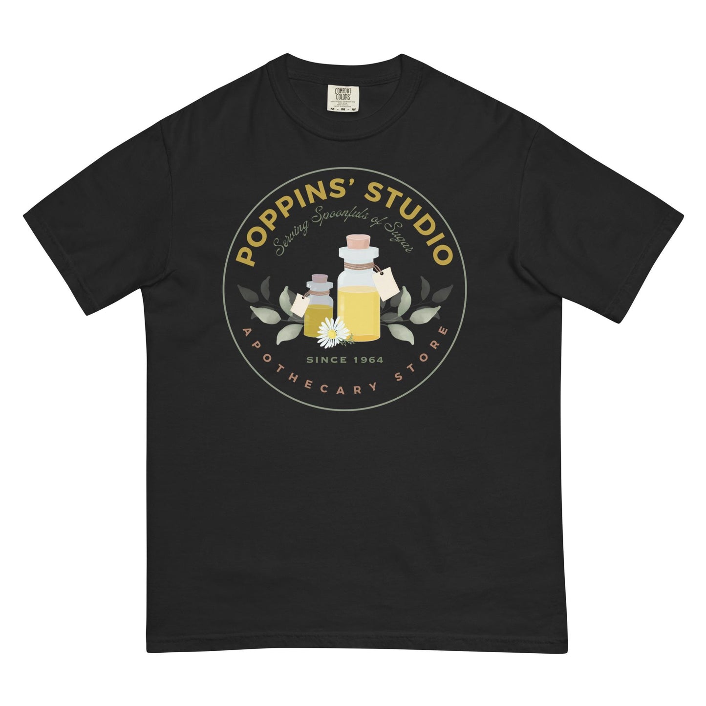 Mary Poppins Apothecary, Disney EPCOT Comfort Colors Garment Dyed Heavyweight T-Shirt, Disney Adult Shirt