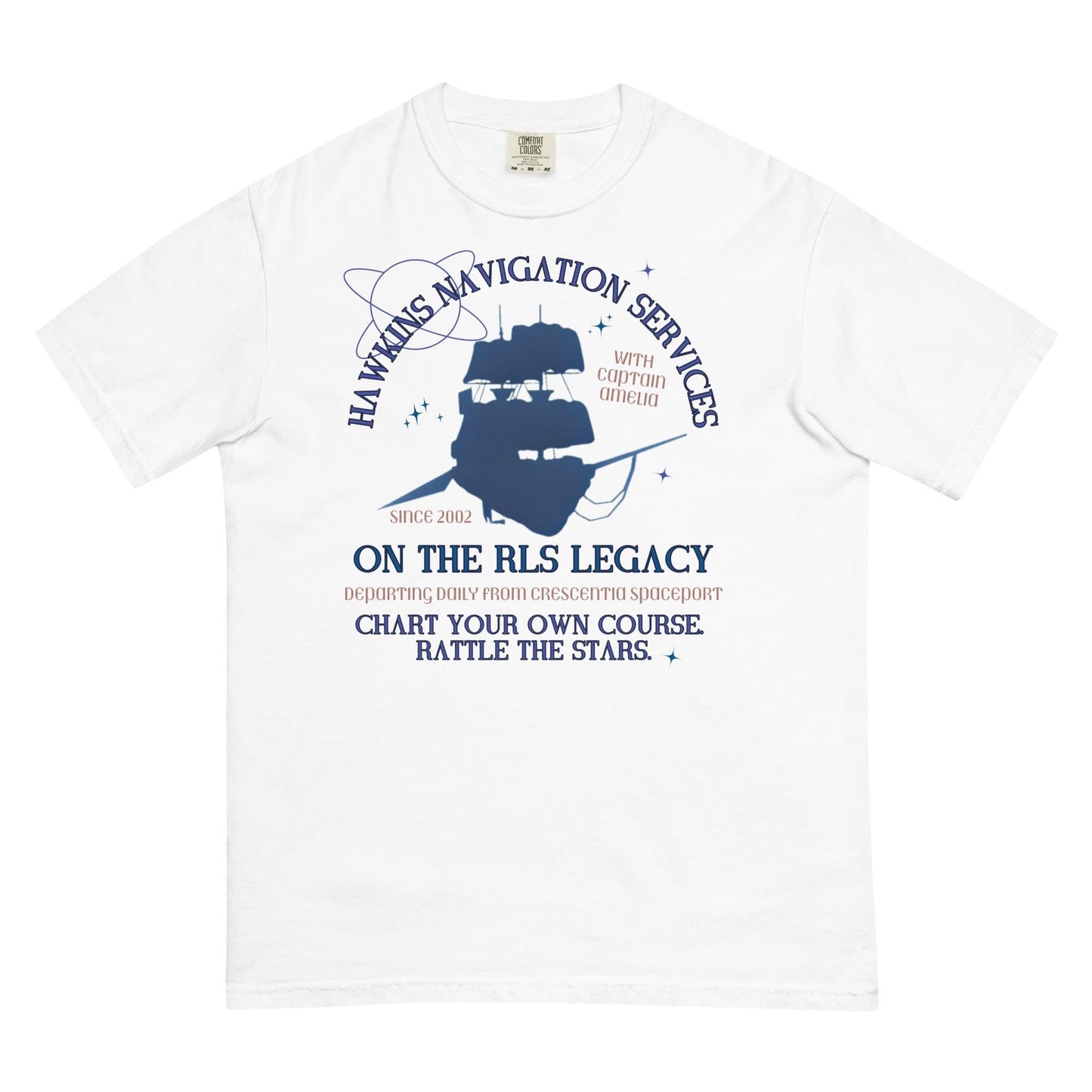 Treasure Planet Shirt: Jim Hawkins & Captain Amelia, Comfort Colors