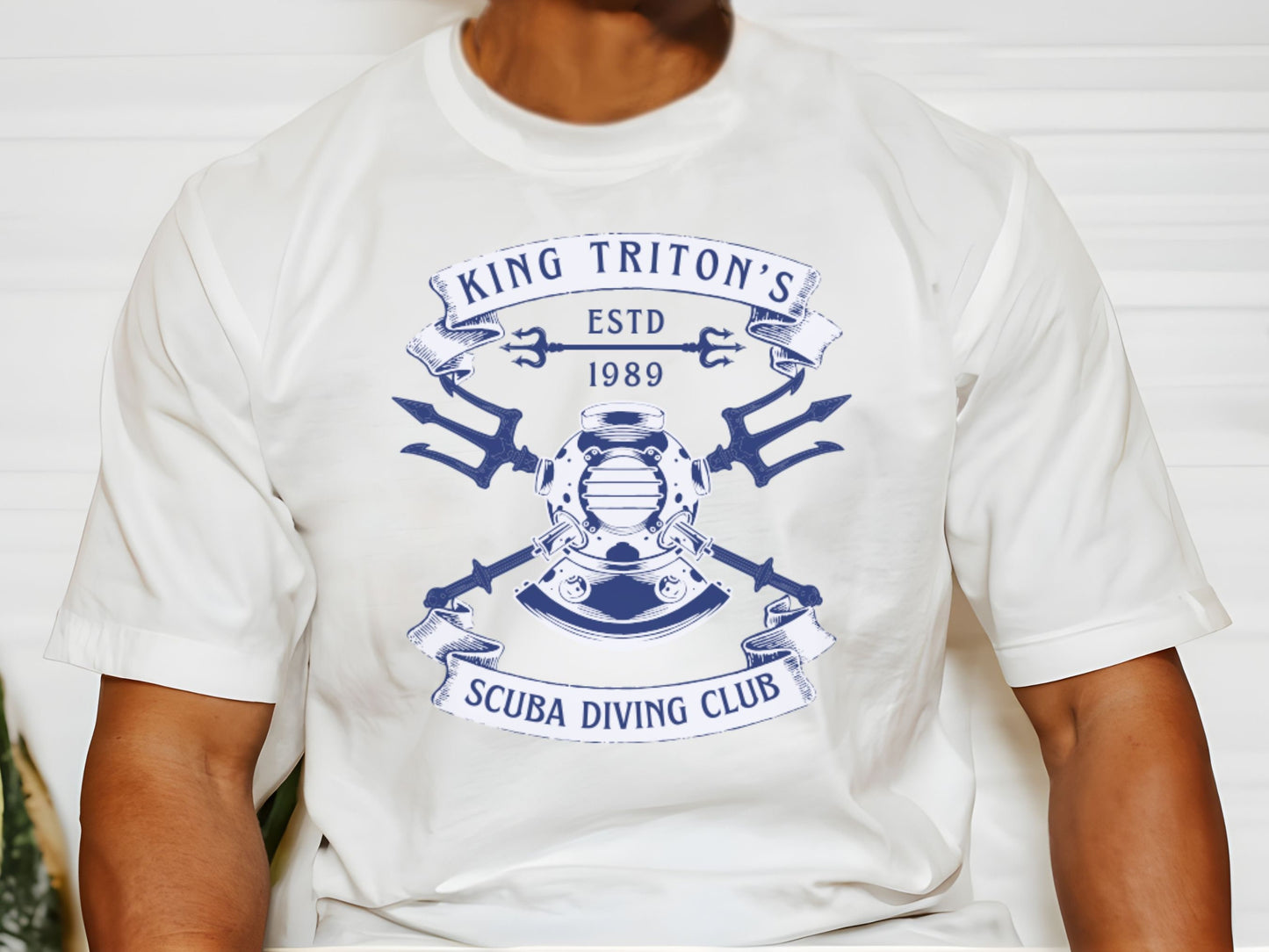 Manly Little Mermaid Shirt, Triton Scuba Diving, Disney Family Tee