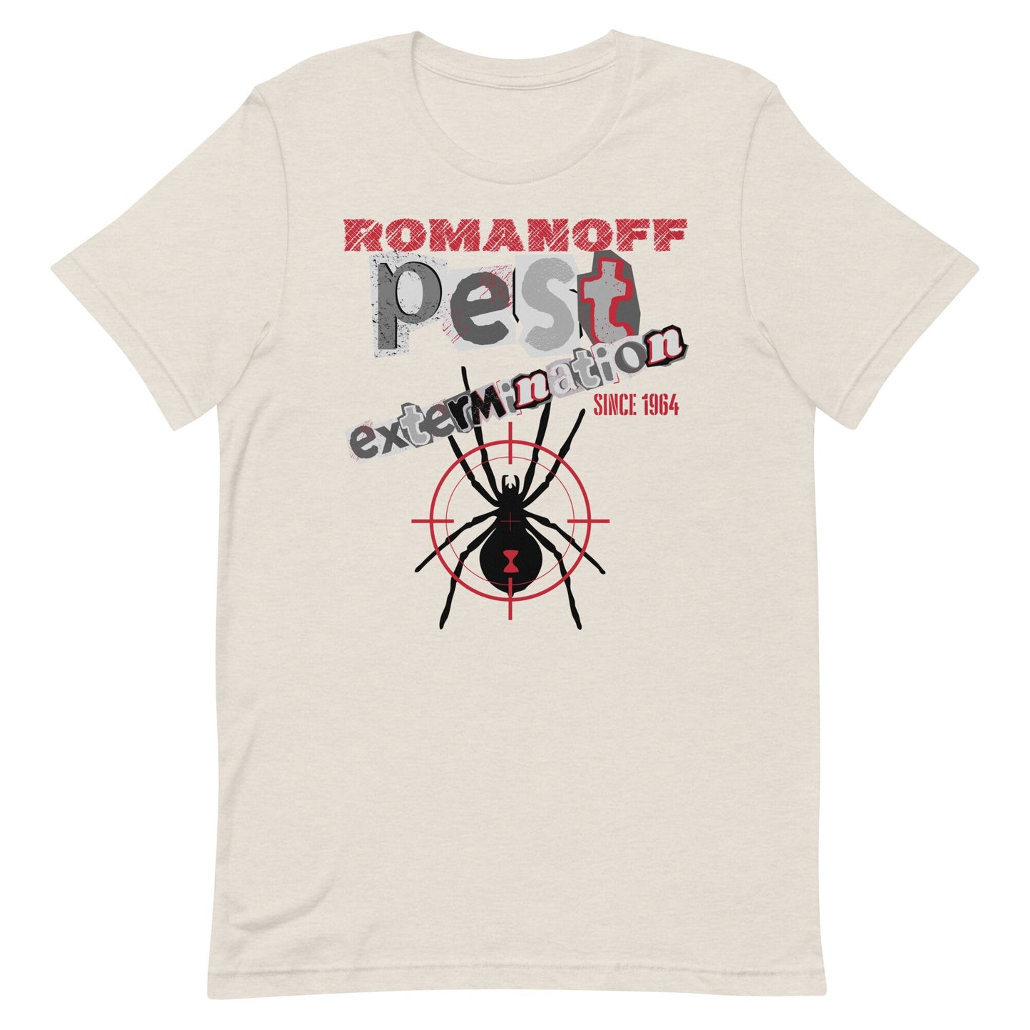 Black Widow Pest Extermination Bella Canvas T-Shirt, Disney Family Shirt