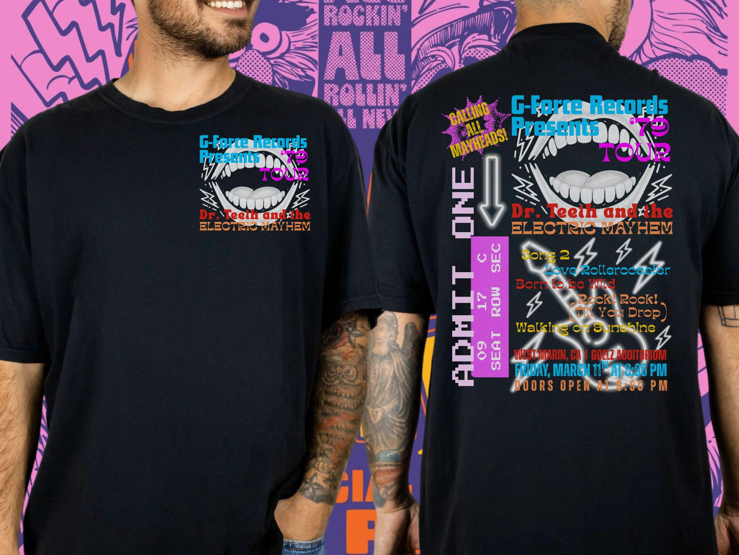 Muppets Rock n Roller Coaster Shirt
