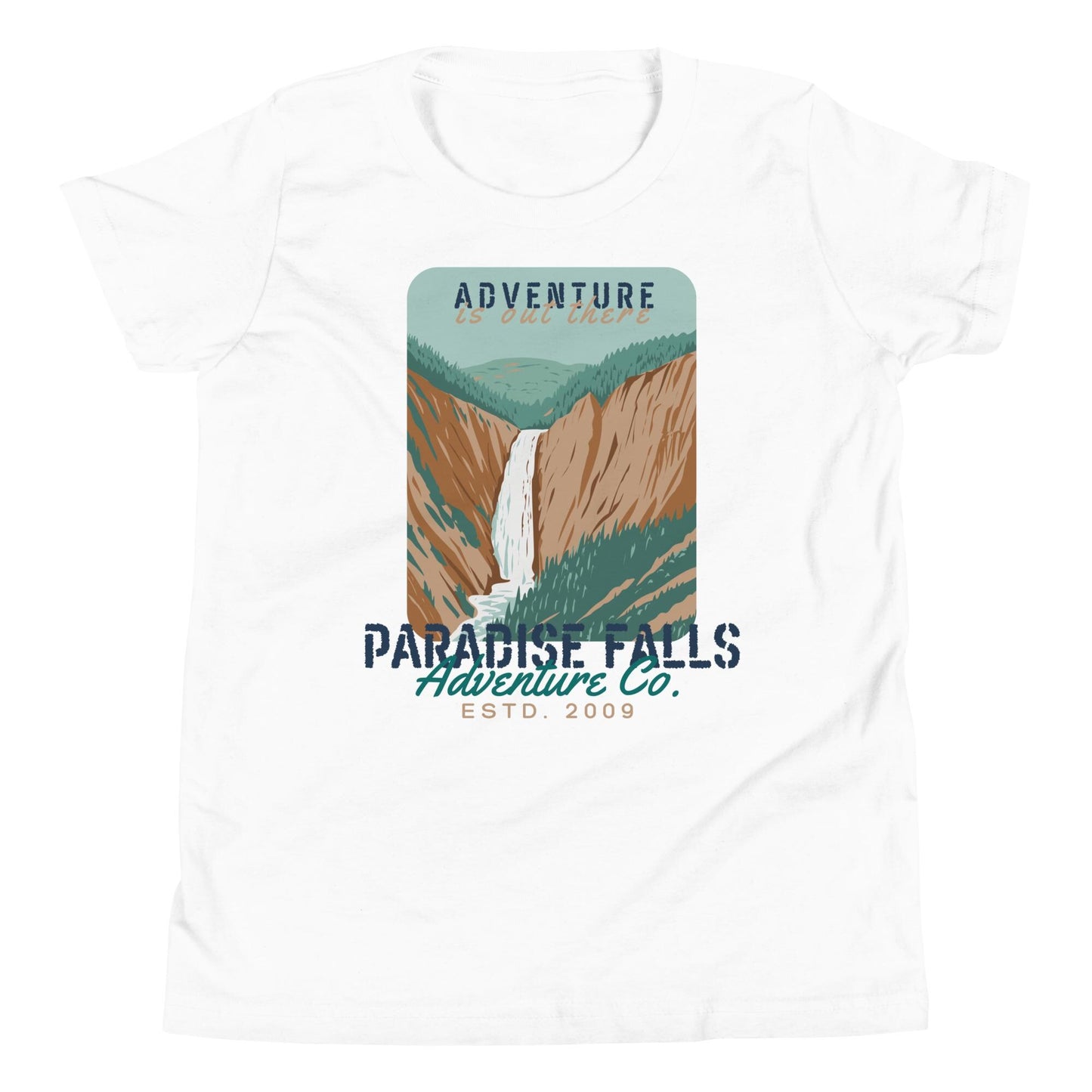 Adventure is Out There Youth Tee, Paradise Falls Design