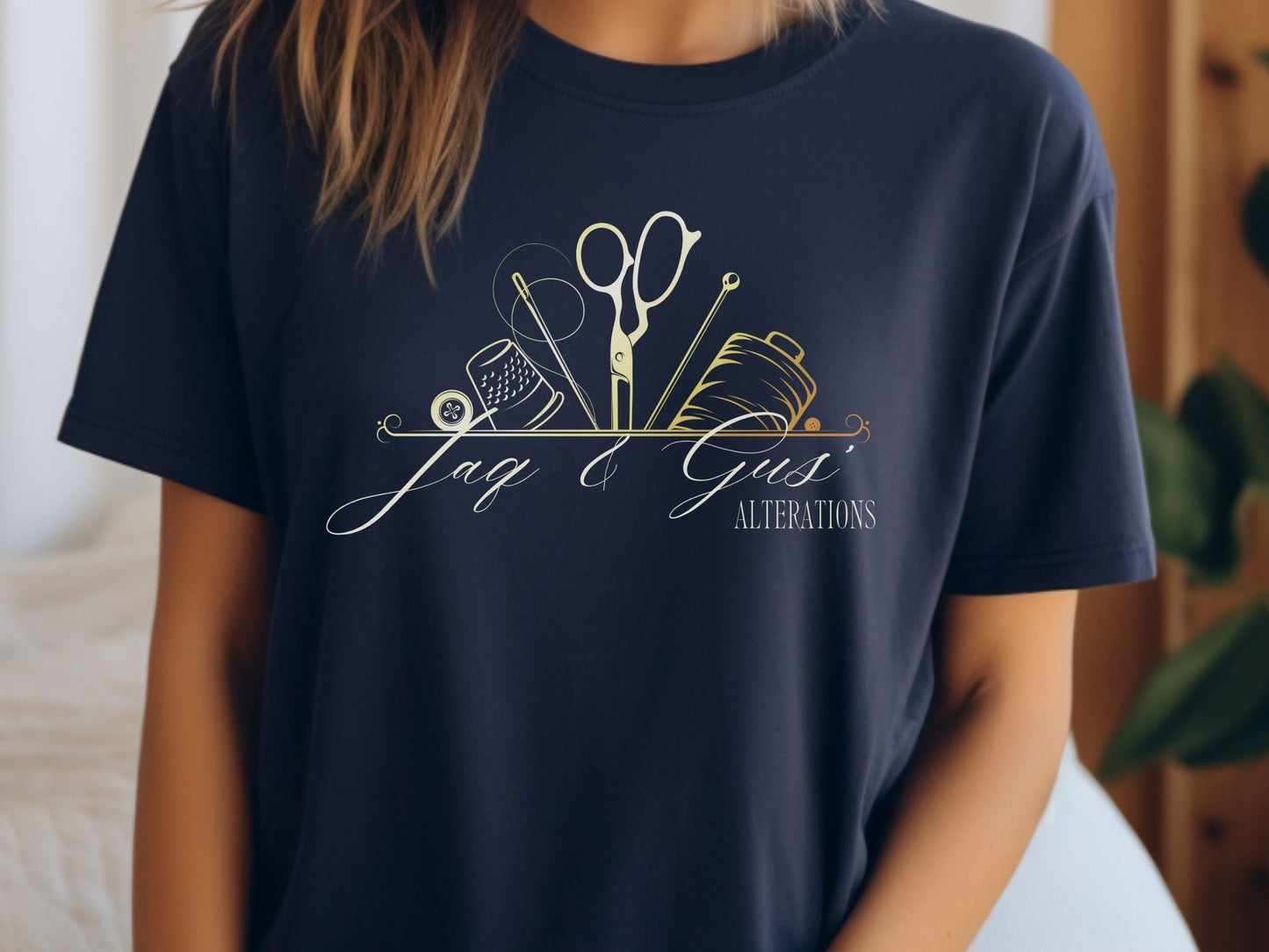 Jaq & Gus Alterations Unisex Bella Canvas T-Shirt, Subtle Disney Family Tee