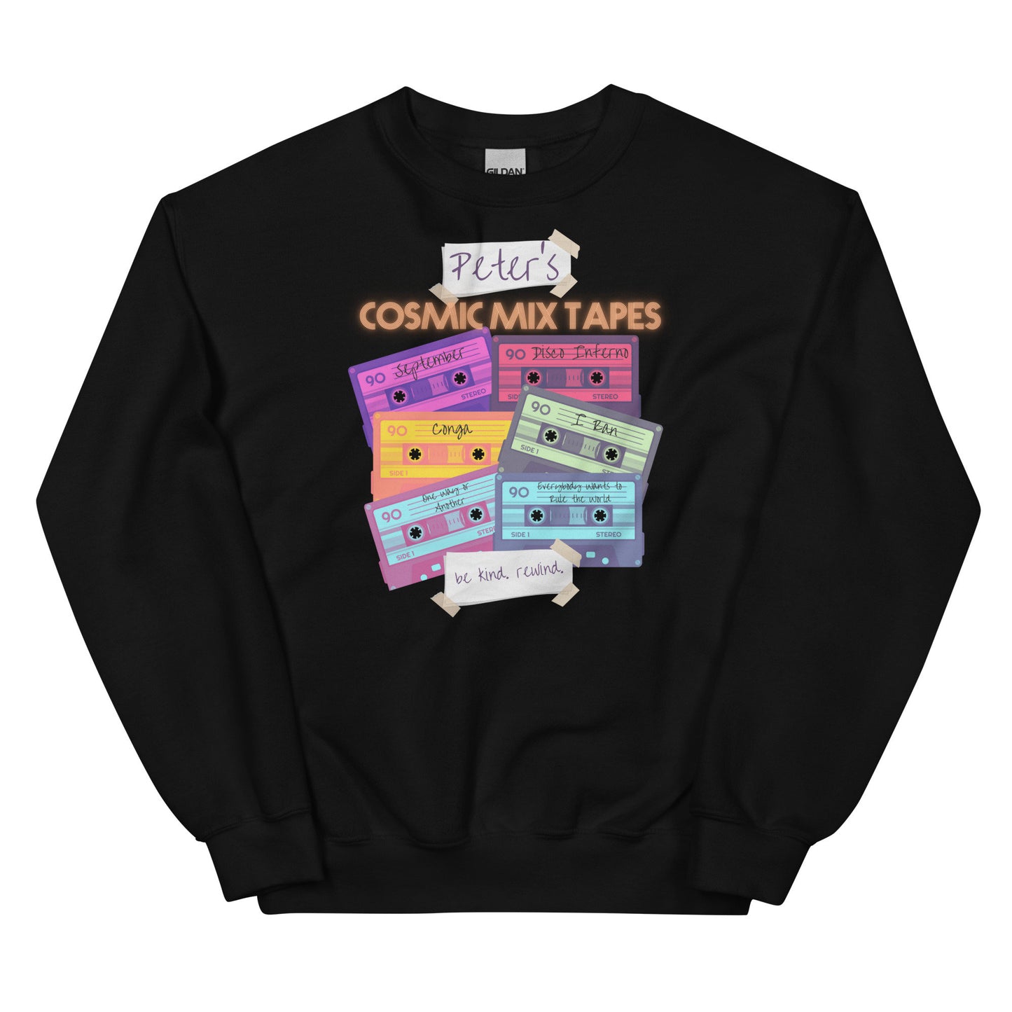 Peter's Cosmic Mix Tapes Sweatshirt, Disney Family Matching Crewneck