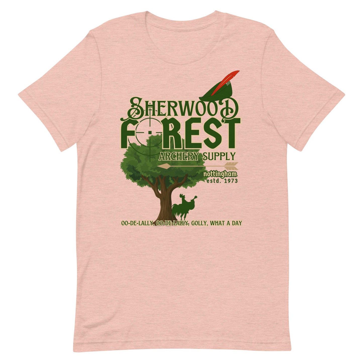 Sherwood Forest Archery Bella Canvas T-Shirt, Subtle Disney Shirt