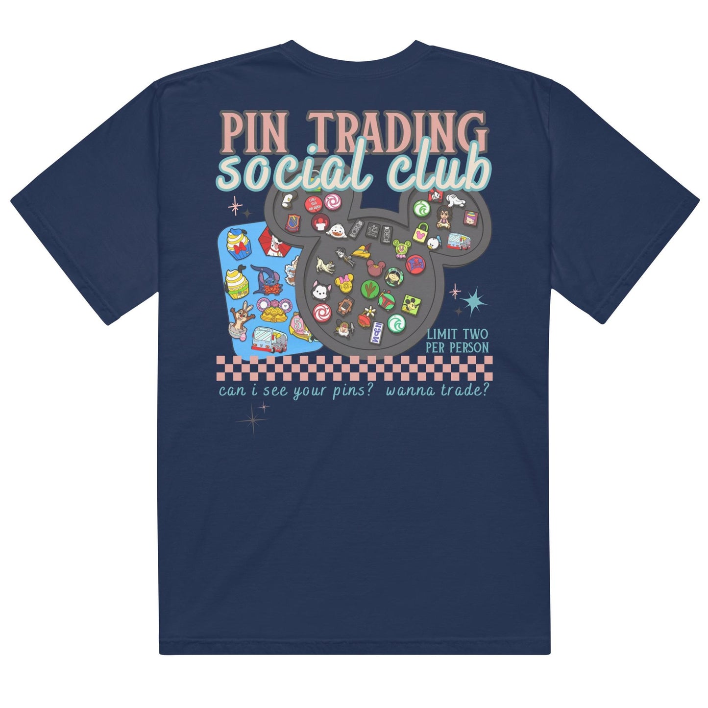 Disney Adult Pin Trading Social Club Shirt