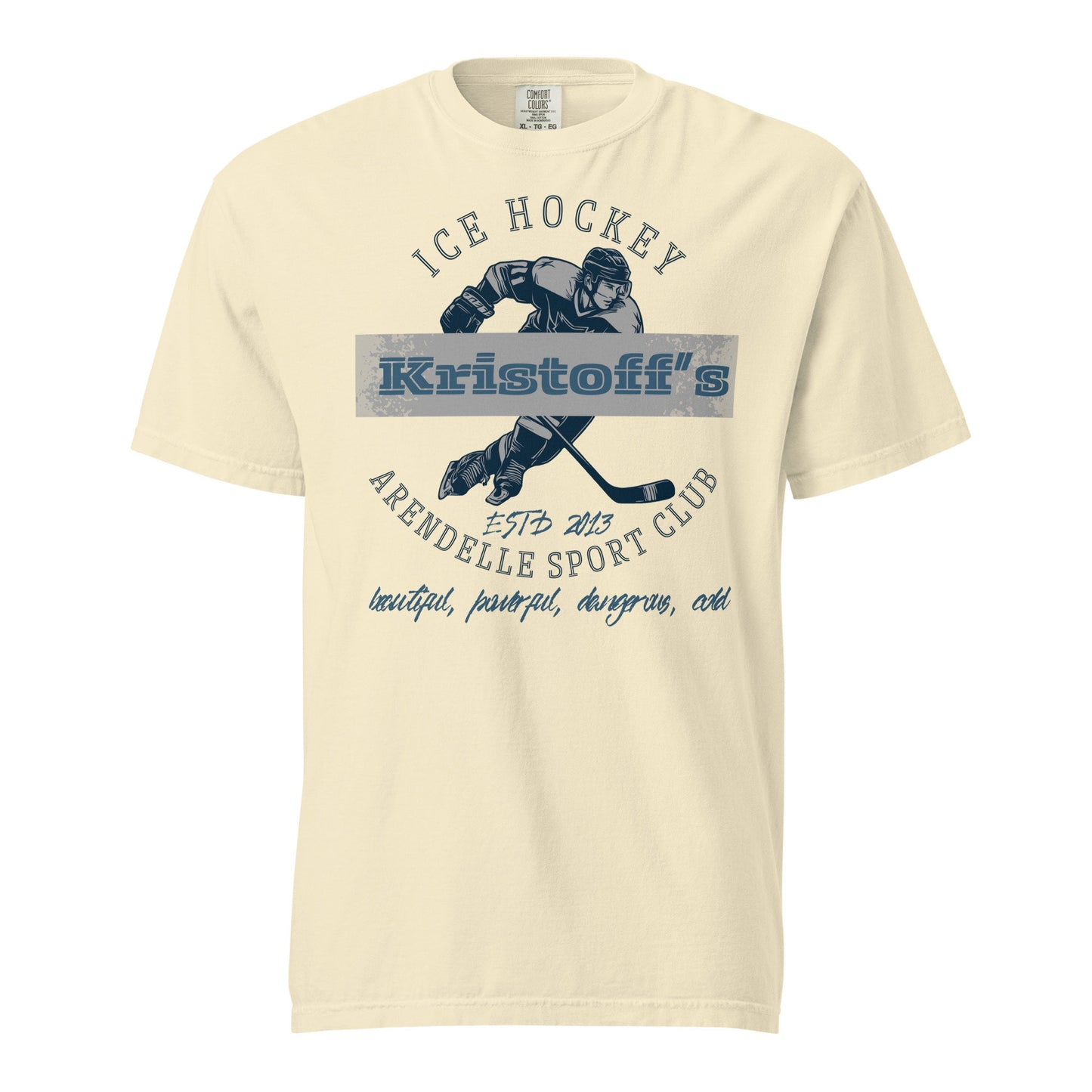 Kristoff's Ice Hockey T-Shirt, Comfort Colors Disney Family Shirt