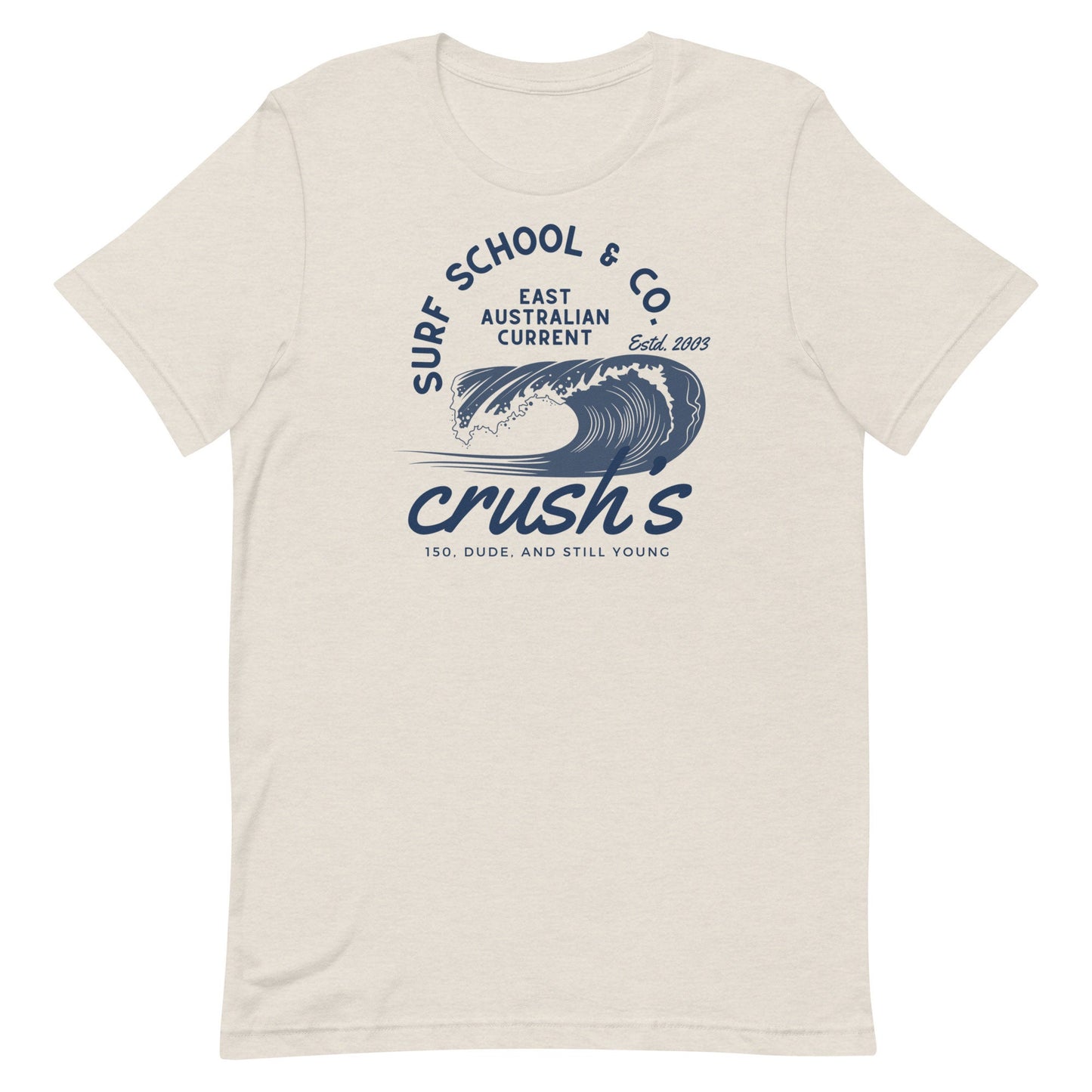 Crush's Surf Company Bella Canvas Tee, Subtle Disney Family Shirt