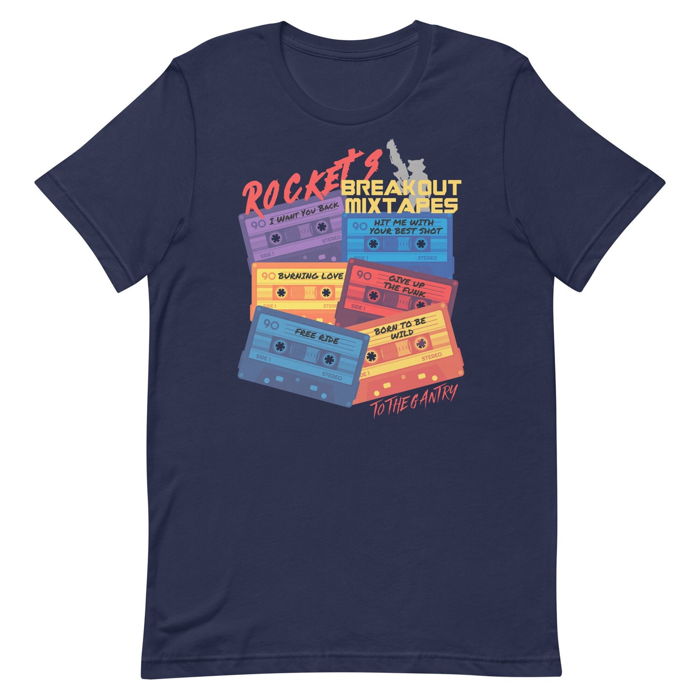 Rocket's Breakout Mixtapes, Bella Canvas Unisex Short Sleeve T-Shirt, Disney Family Shirts, Disney Shirt, Disney Dad, Disneyland Shirt