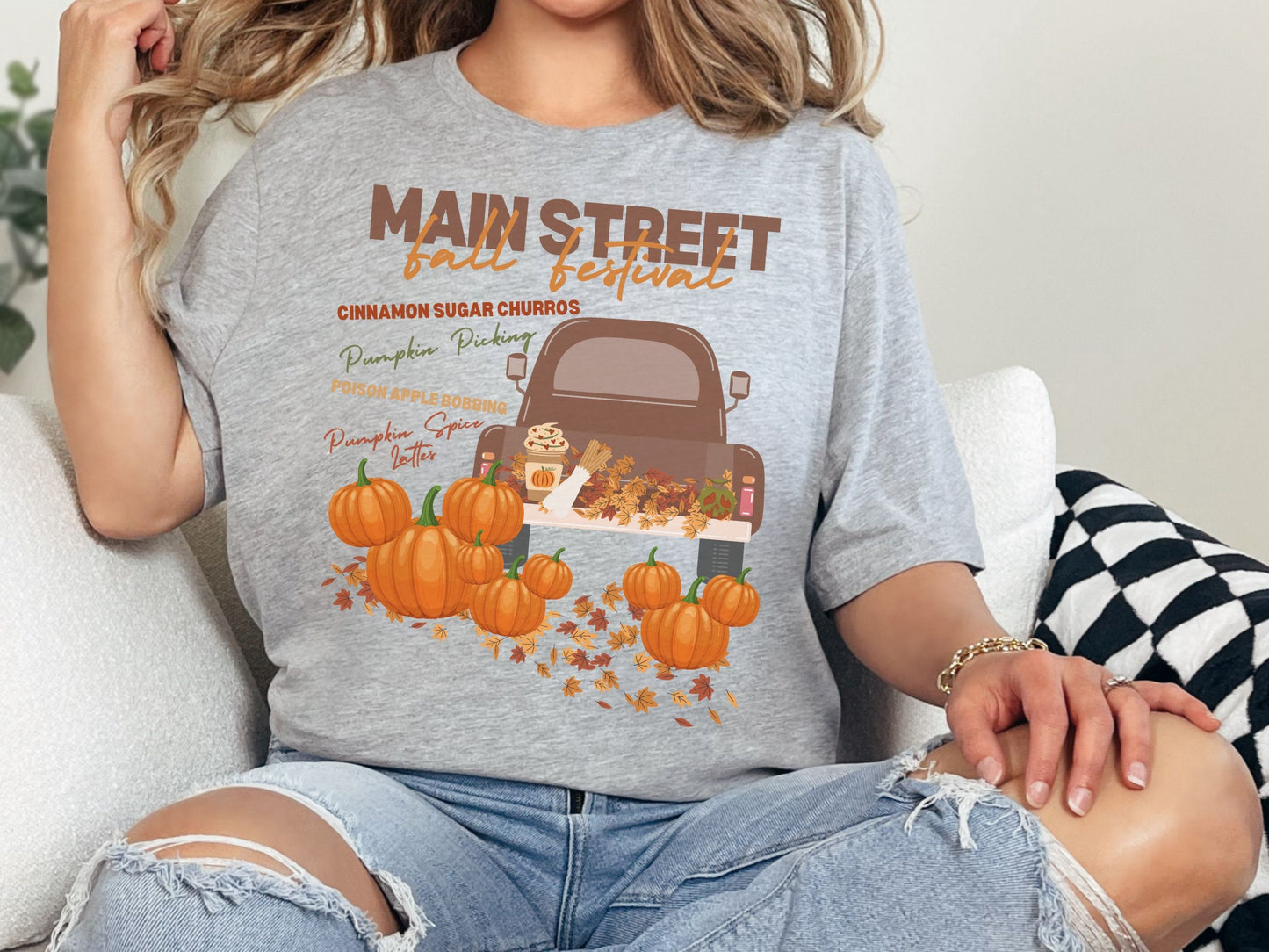 Main Street Fall Festival Shirt, Disney Family Tee, Bella Canvas