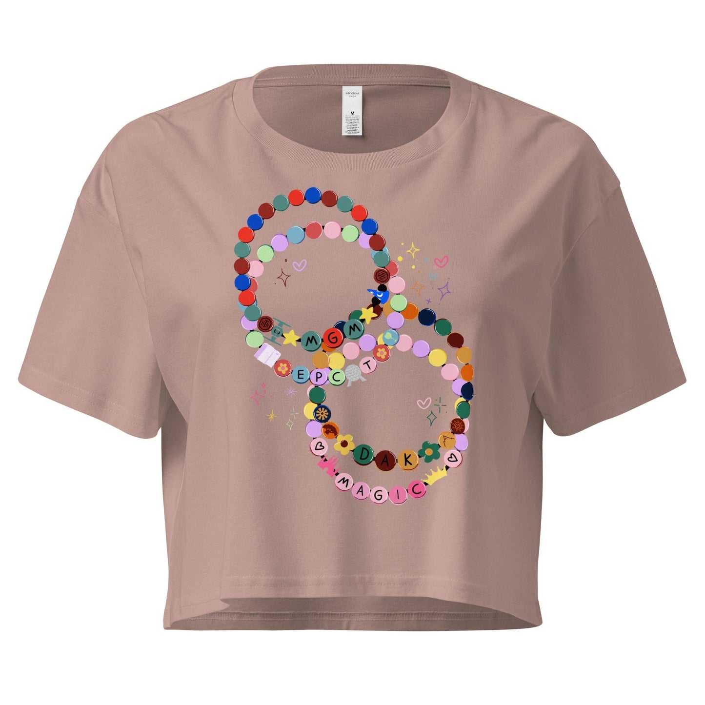Disney Park Friendship Bracelets Crop Top, Disney Girls Trip Tee