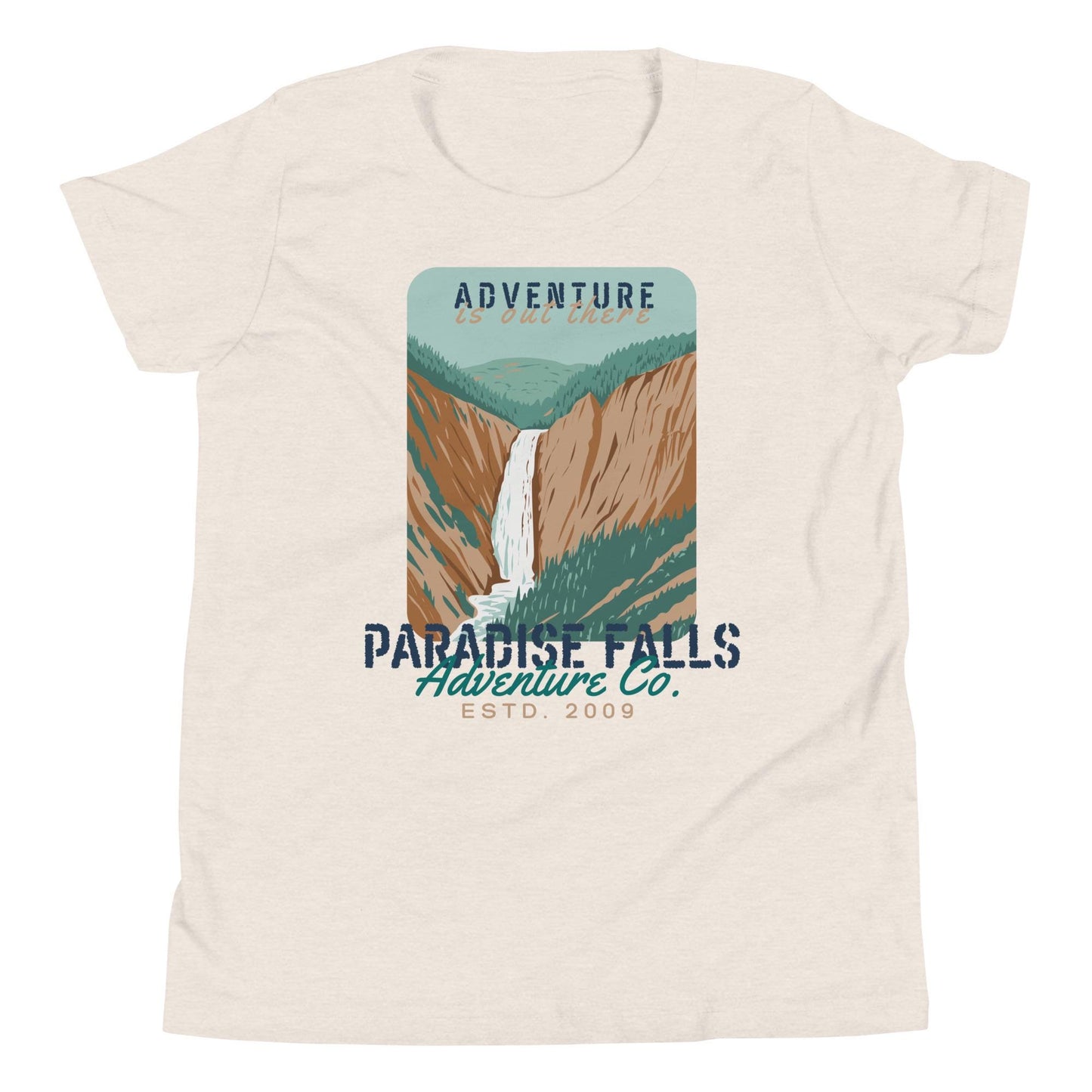 Adventure is Out There Youth Tee, Paradise Falls Design
