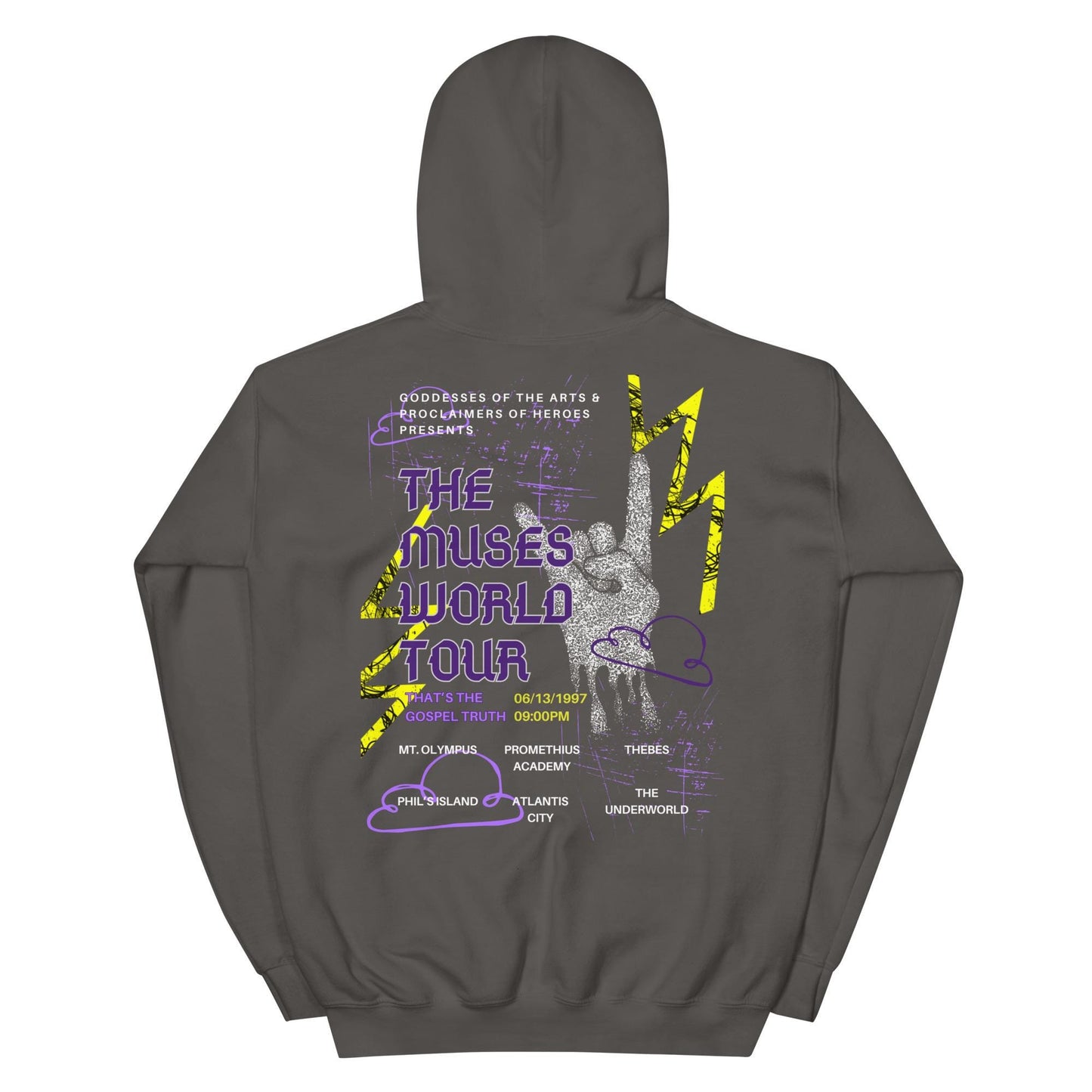 Hercules Muses World Tour Hoodie, Disney Adult Sweatshirt
