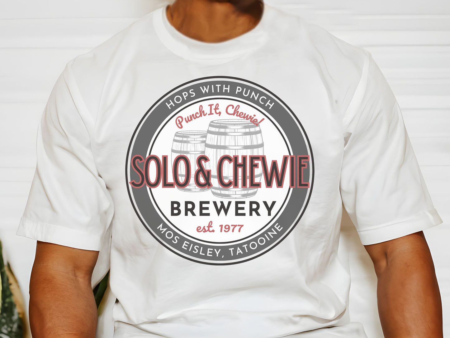Han & Chewie Brewery Shirt, Subtle Star Wars Tee
