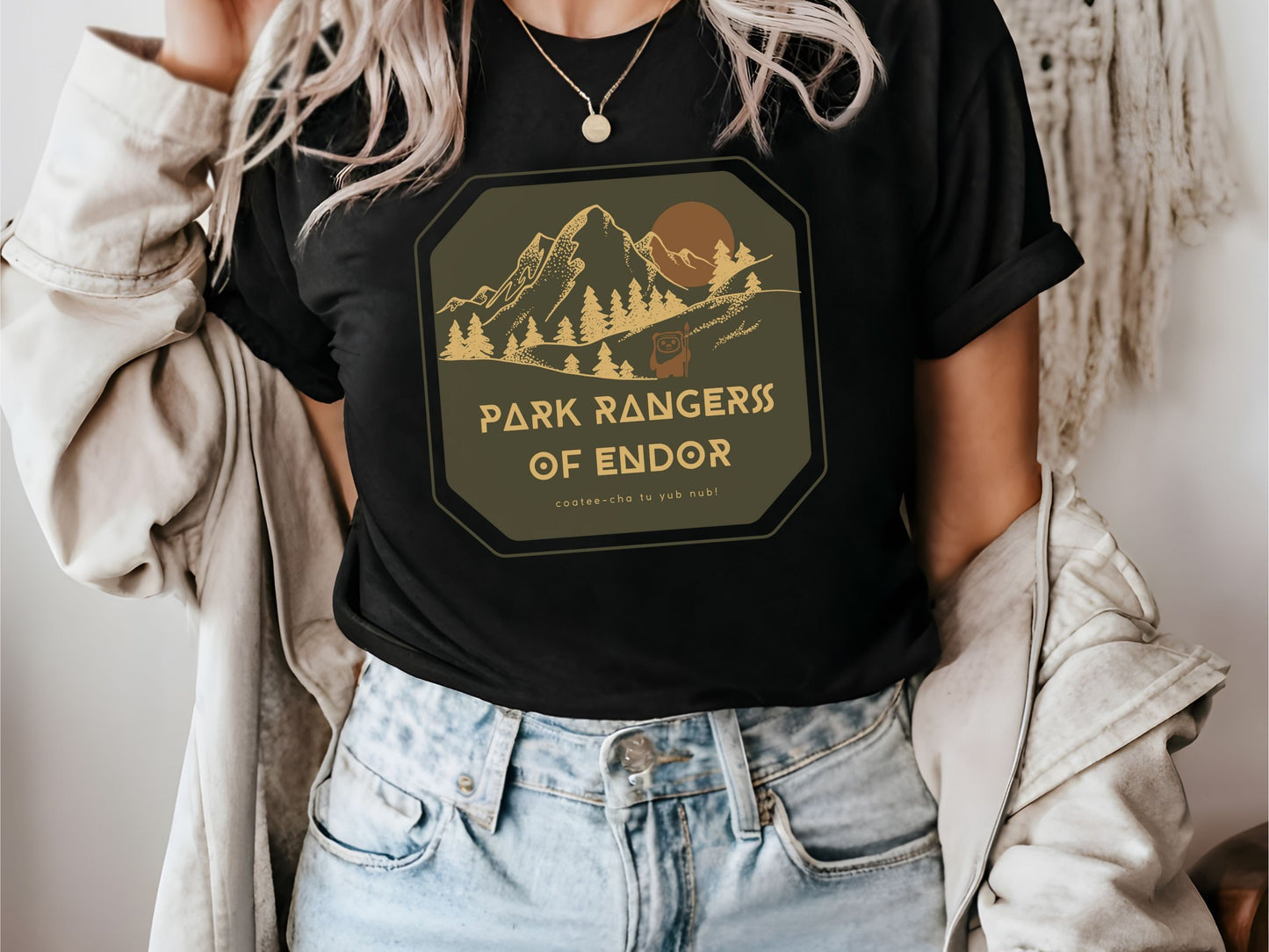 Park Rangers of Endor Shirt, Subtle Star Wars Disney Tee