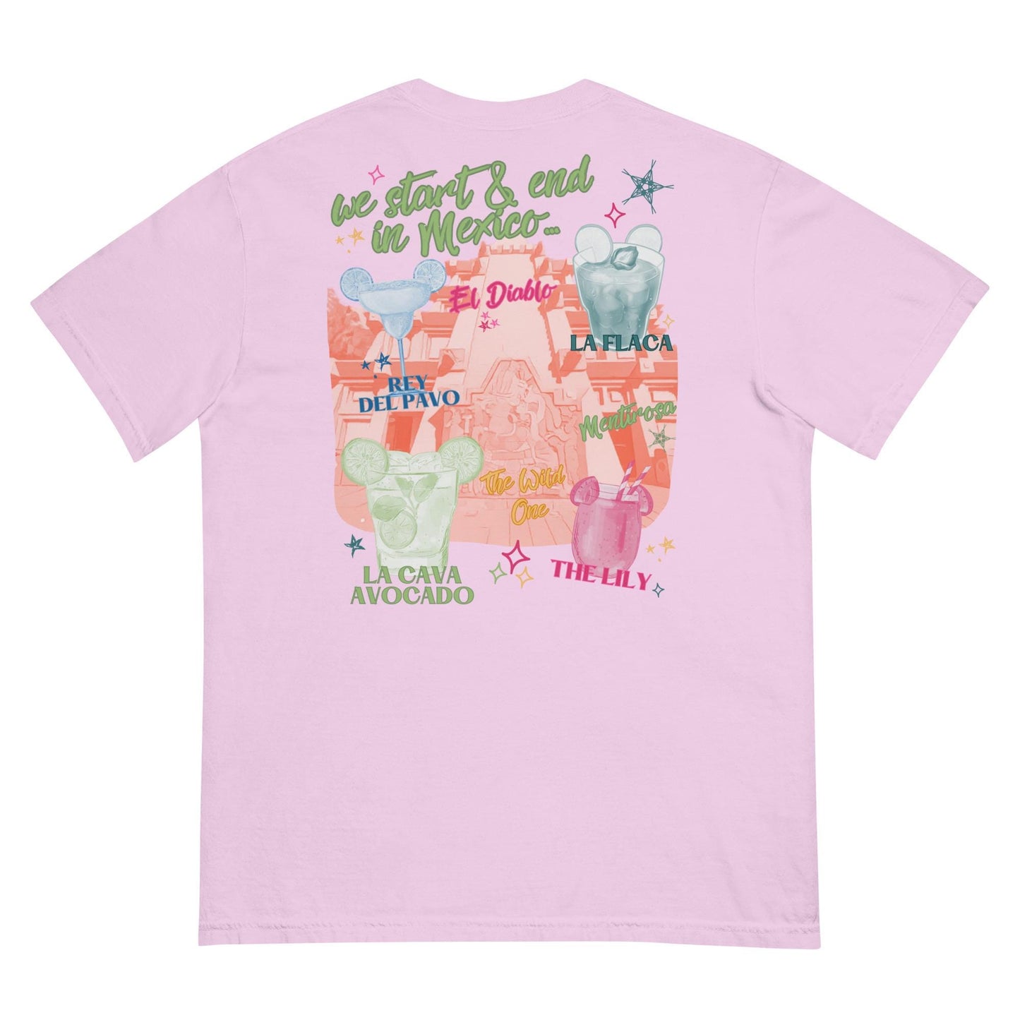 Mexico Pavilion Margarita Shirt, Theme Park Tee, Girls Disney Trip