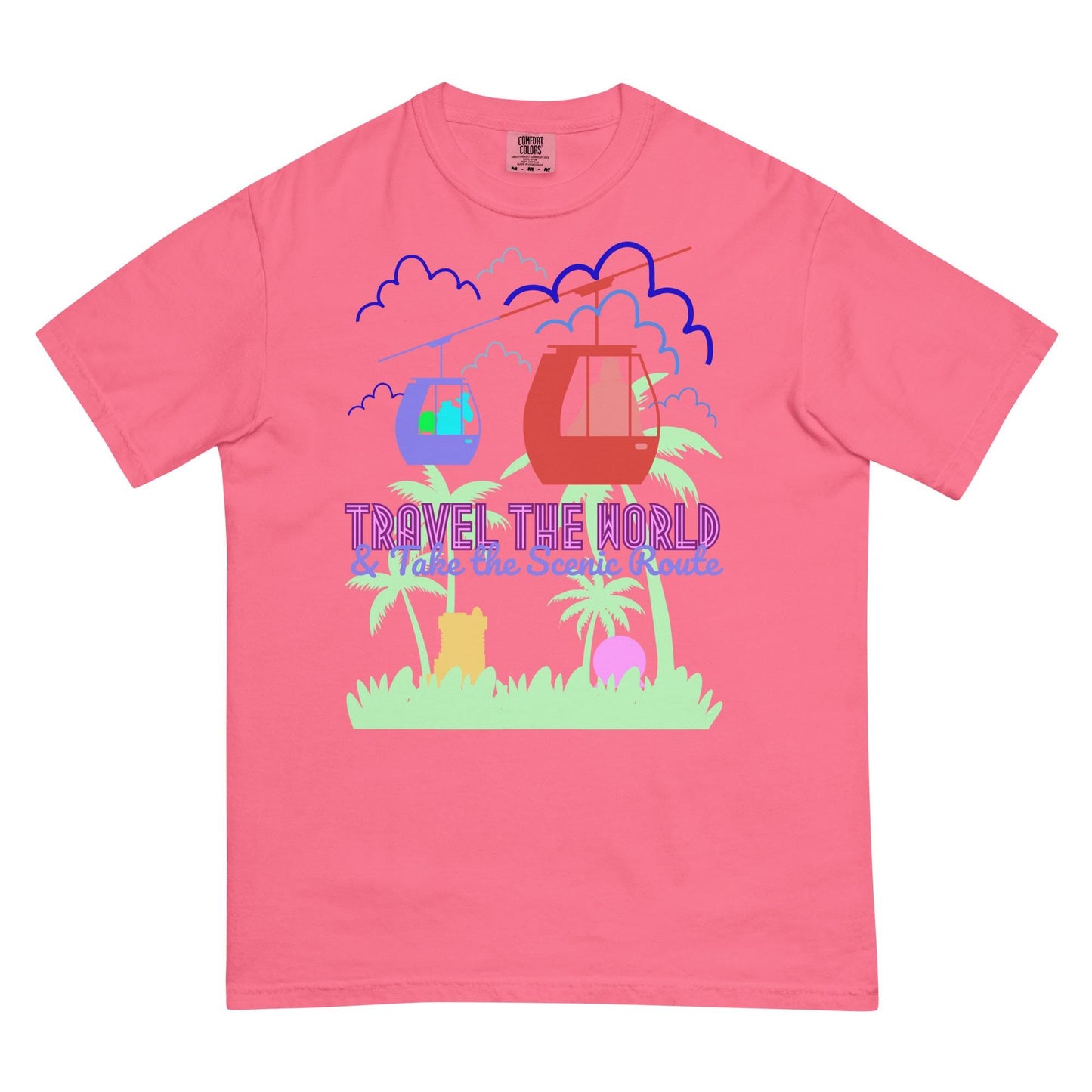 Disney Skyliner Comfort Colors T-Shirt, Park Hopping Family Shirts