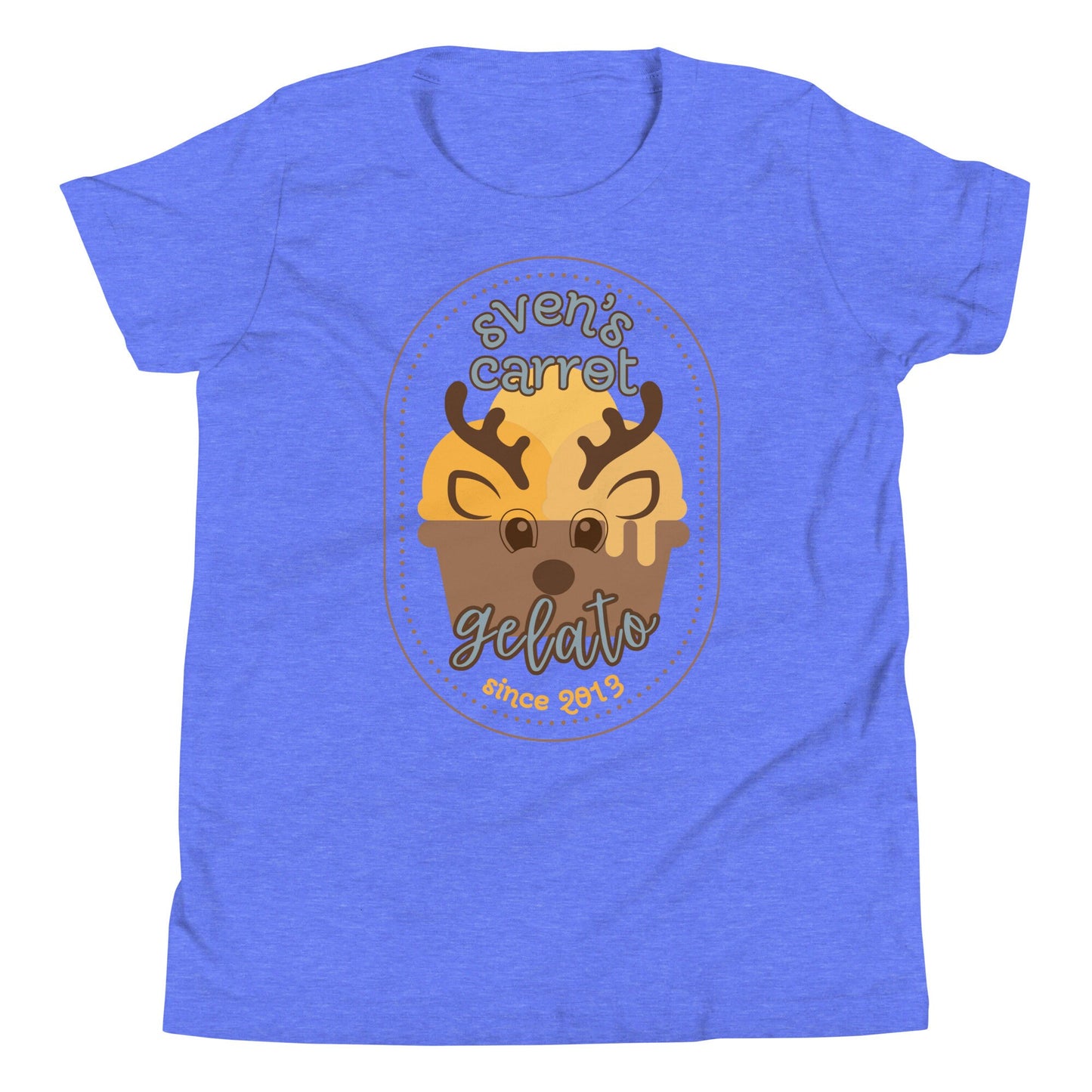Sven's Carrot Gelato Disney Frozen Youth T-Shirt, Disneyland Family Vacation Shirt