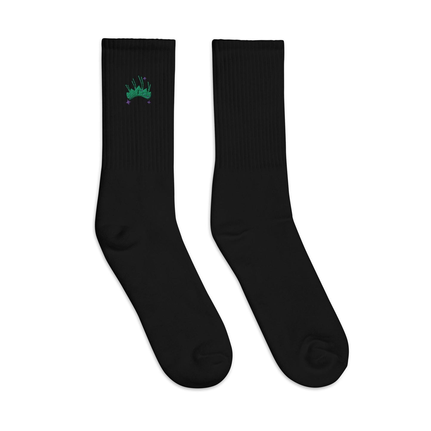 Princess and the Frog Disney Inspired Tiana Embroidered Socks