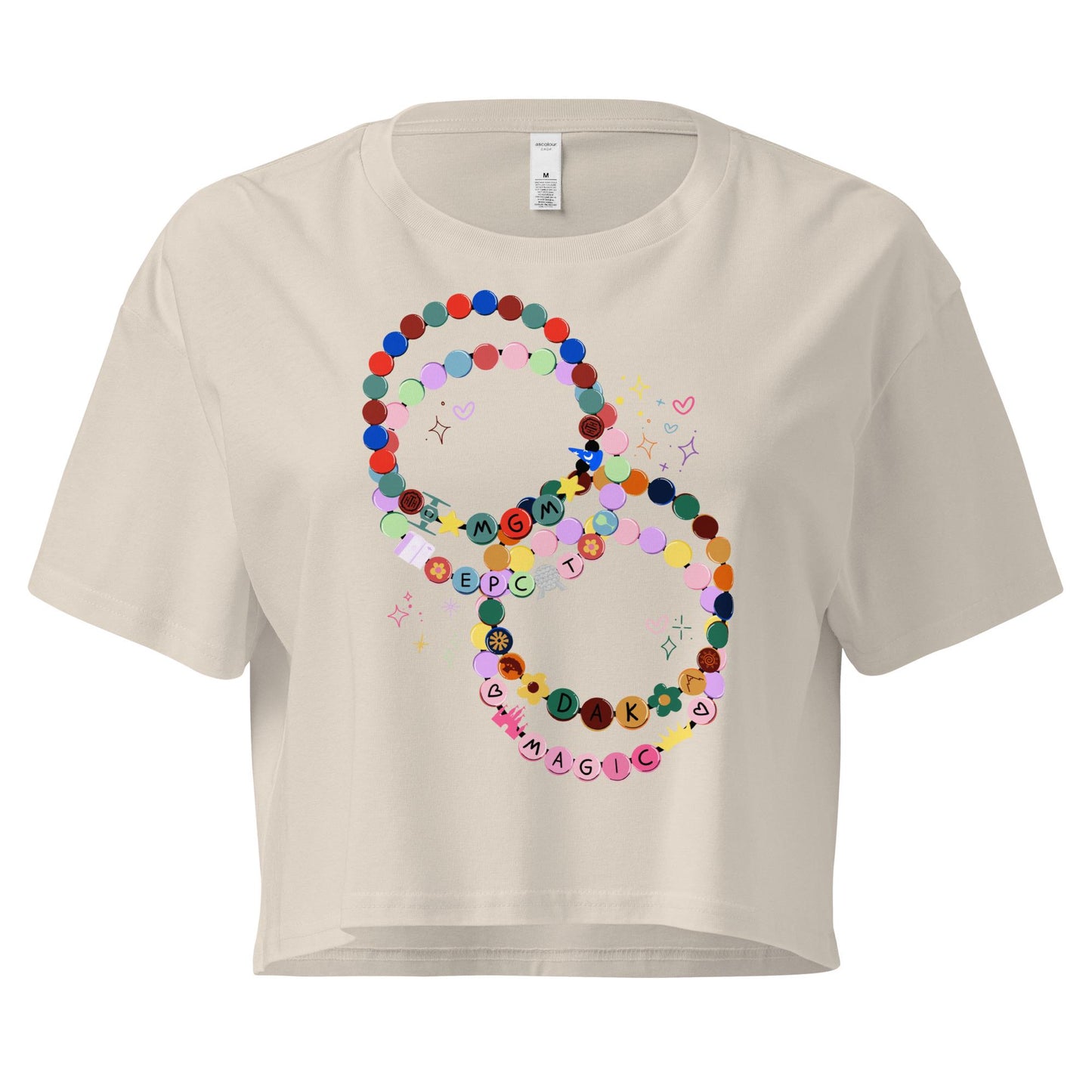 Disney Park Friendship Bracelets Crop Top, Disney Girls Trip Tee