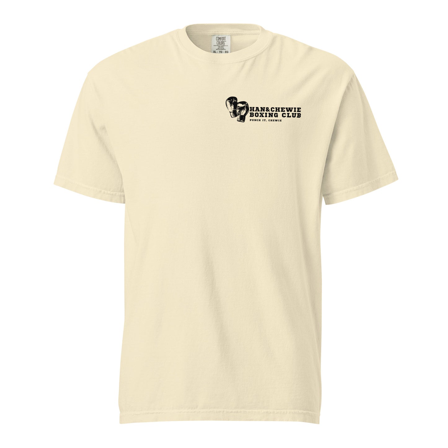 Han & Chewie Boxing Club T-Shirt: Comfort Colors Star Wars Tee