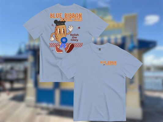 Blue Ribbon Corn Dog Comfort Colors Shirt, Retro Disney Tee