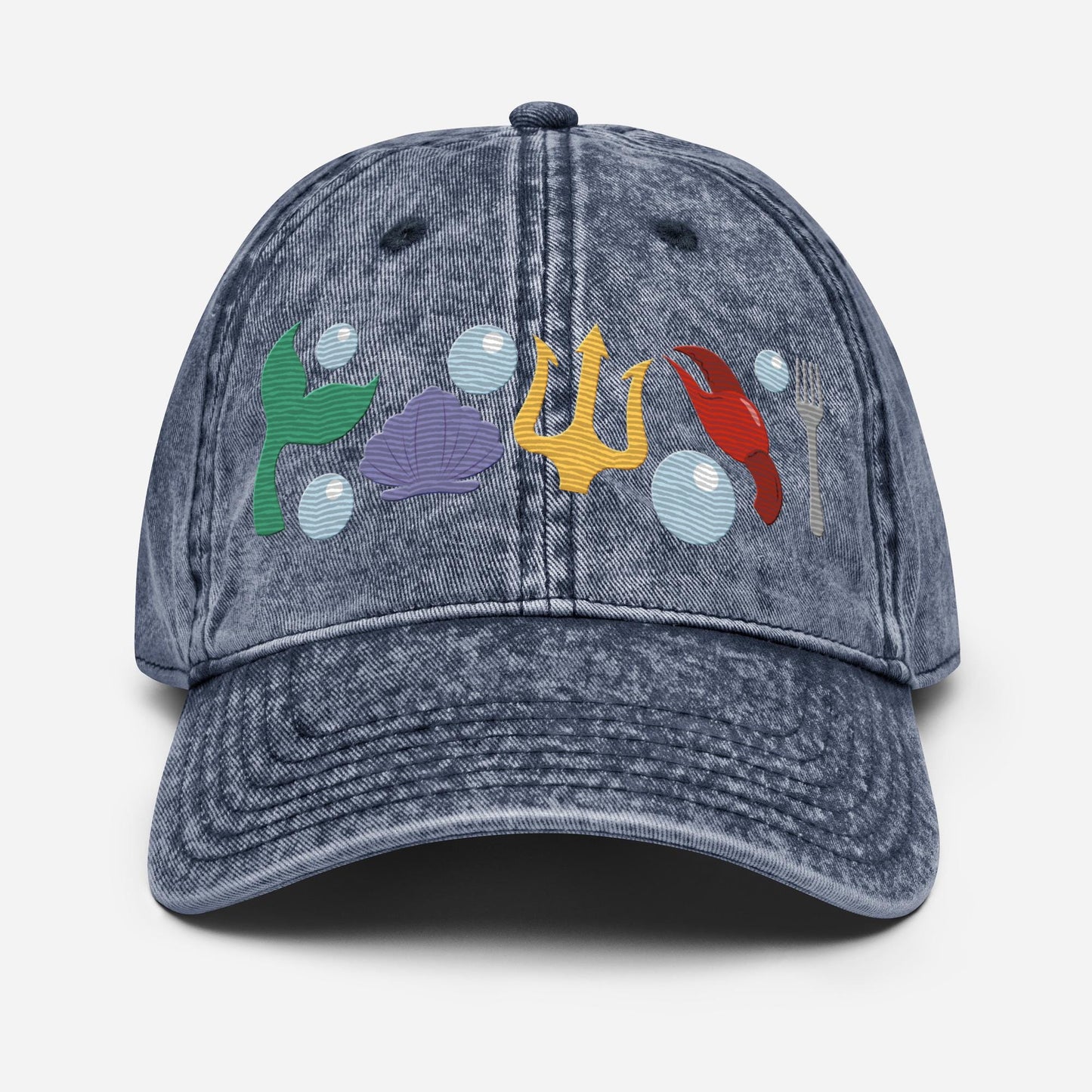 Little Mermaid Icon Hat, Embroidered Disney Ariel, Mom Hat