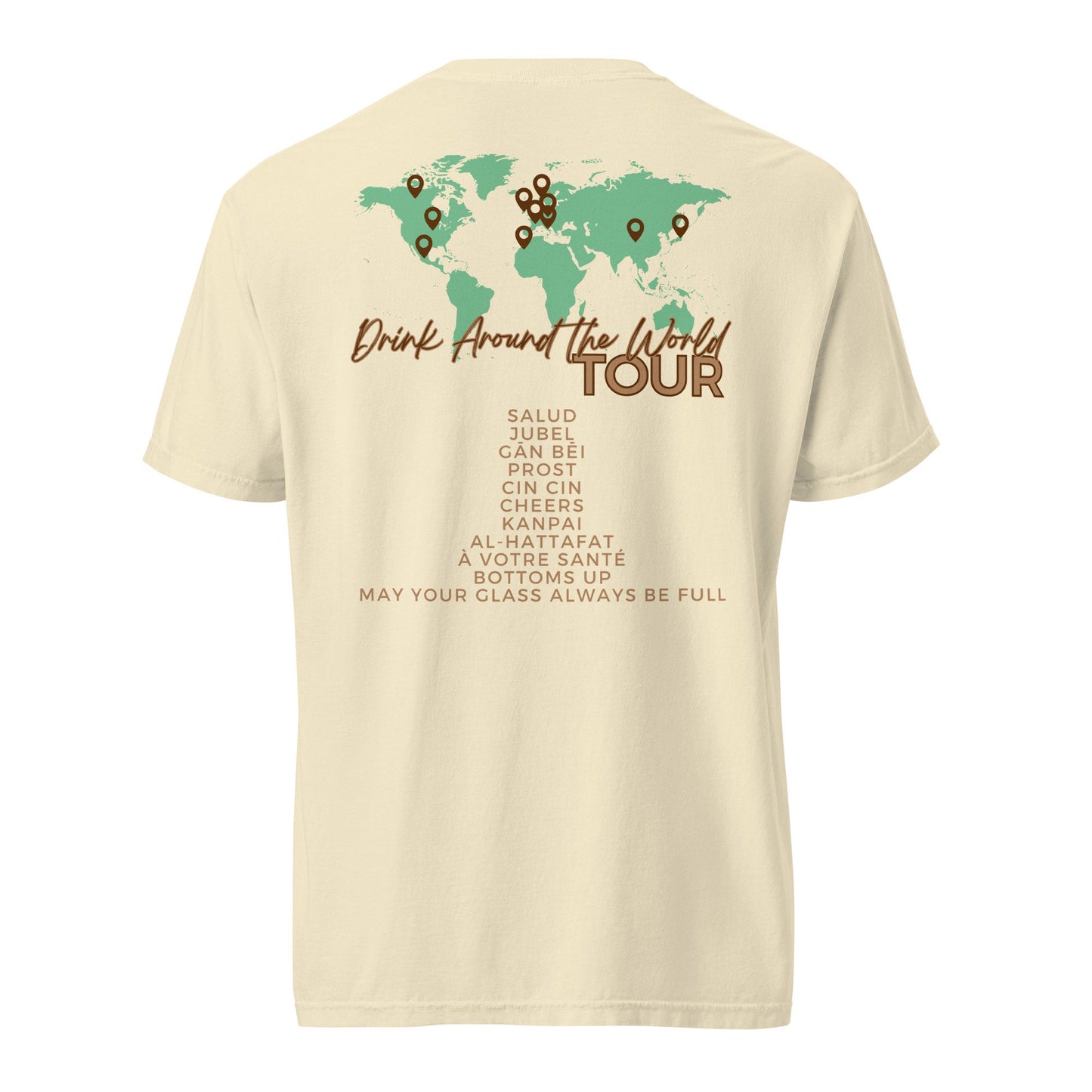Drink Around the World Tour T-Shirt: EPCOT Group Tee