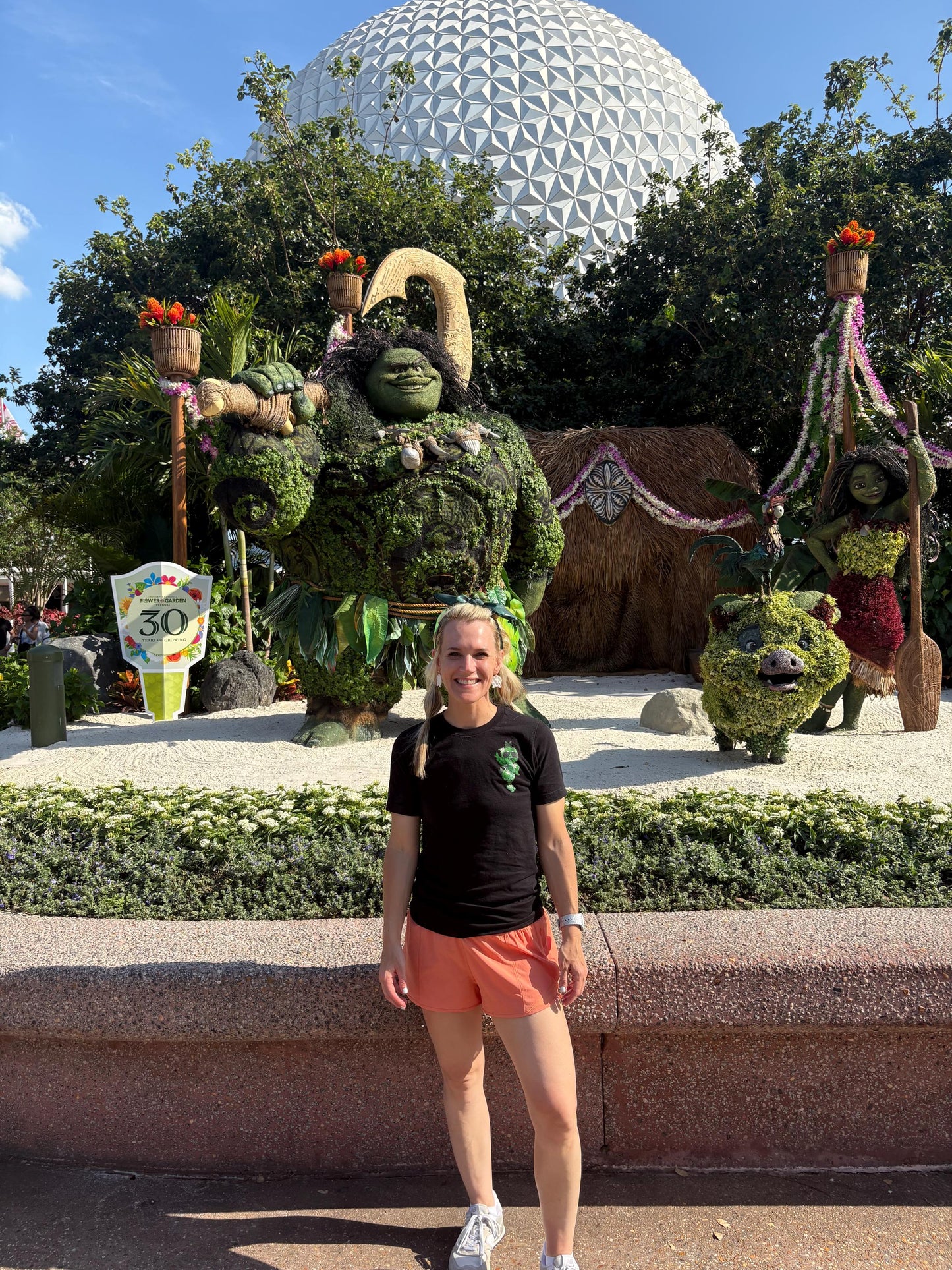 Orange Bird EPCOT Flower Garden Shirt, Disney Topiary Tee