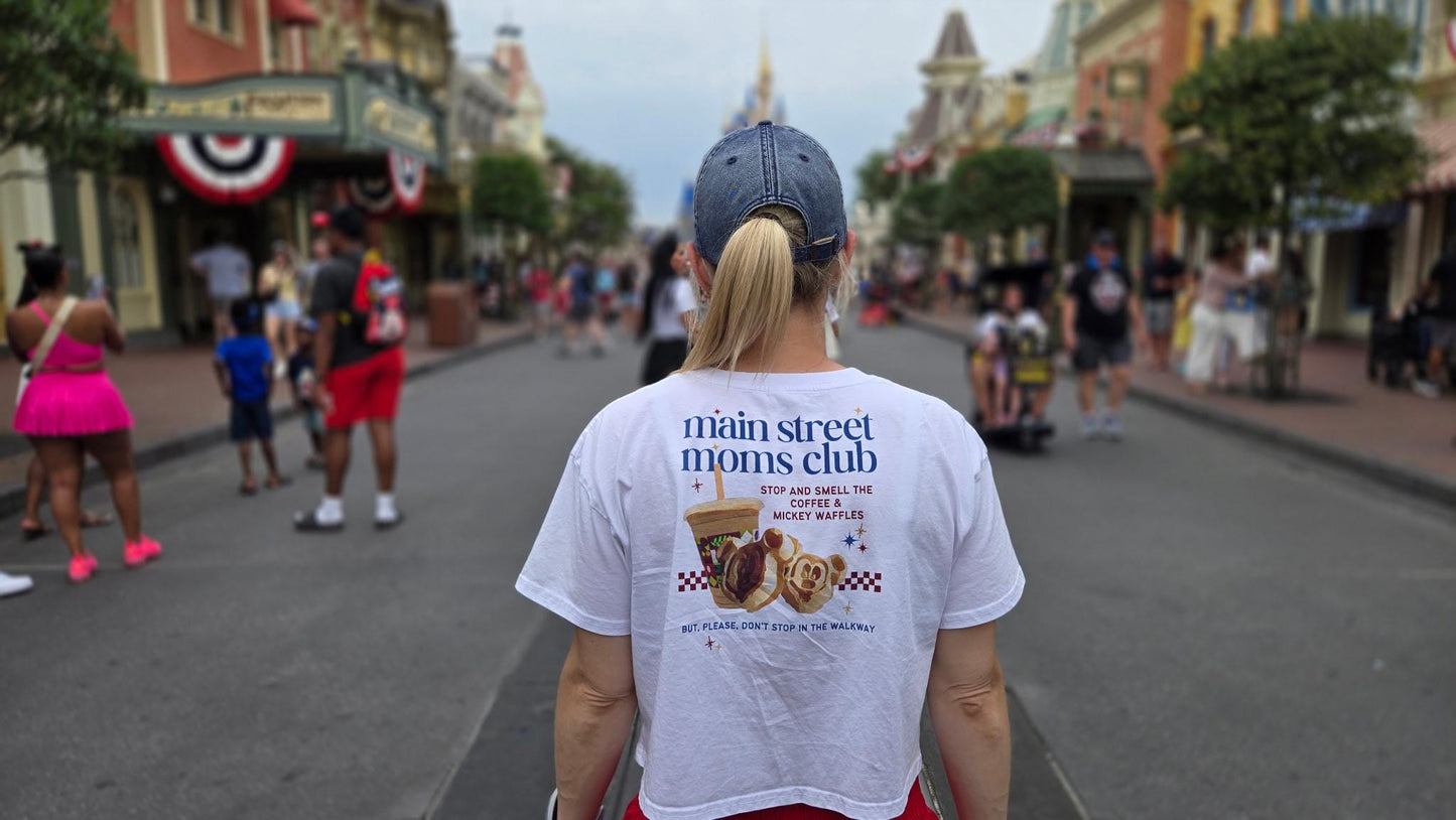 Main Street Moms Club™ Collection Crop Top, Disney Mom Shirt
