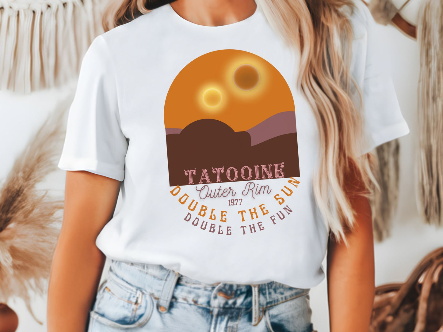 Tatooine Family Shirt: Double Sun Bella Canvas Star Wars Tee
