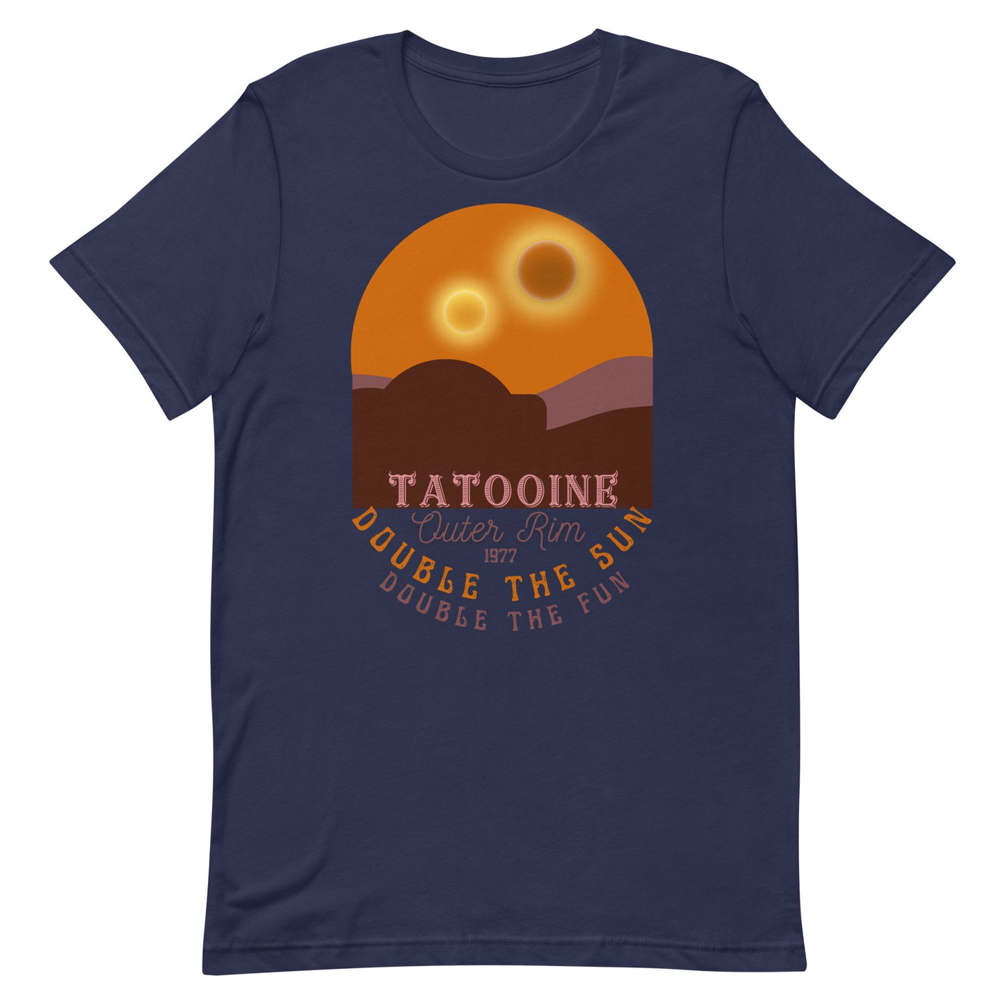 Tatooine Family Shirt: Double Sun Bella Canvas Star Wars Tee