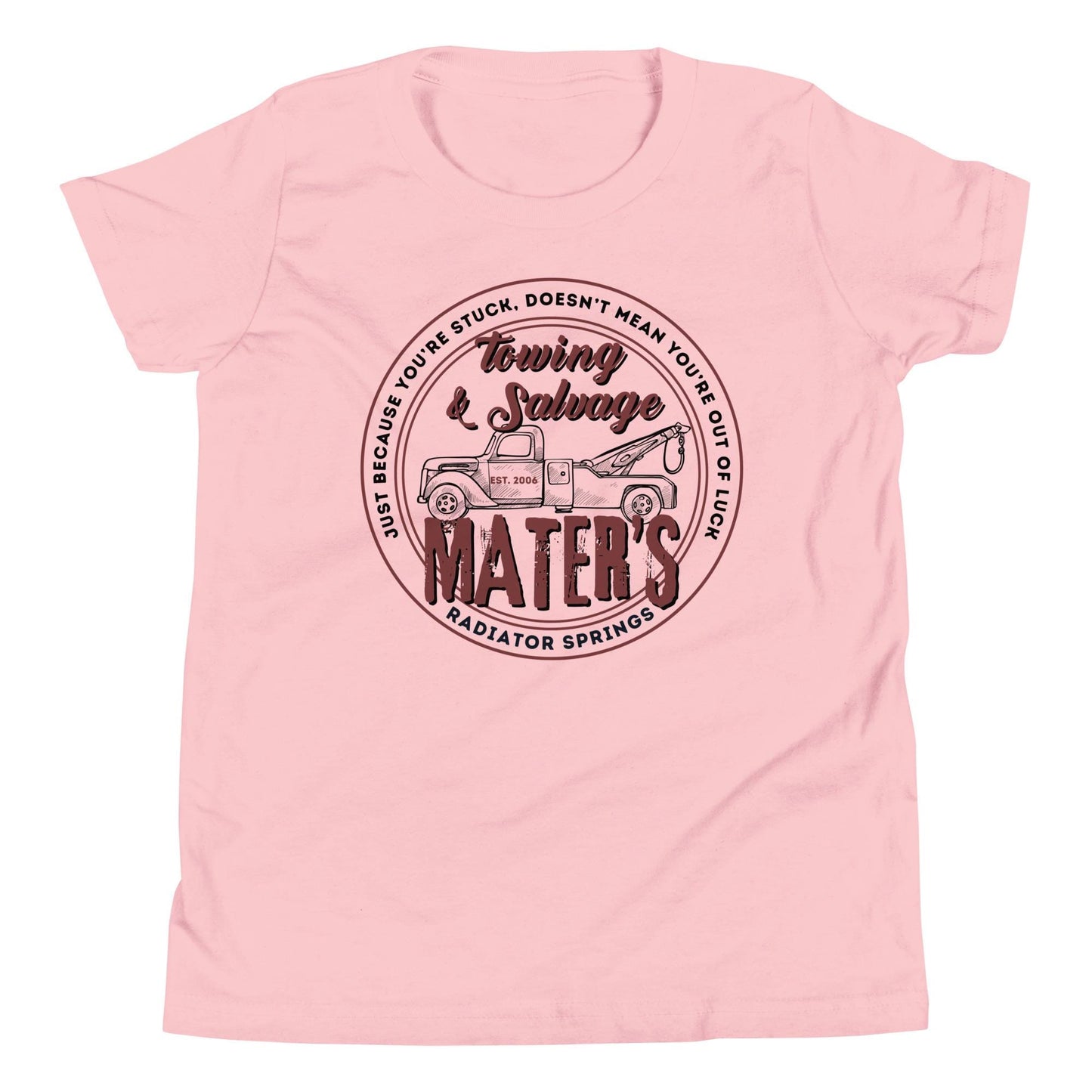 Tow Mater Disney Cars Bella Canvas Youth T-Shirt