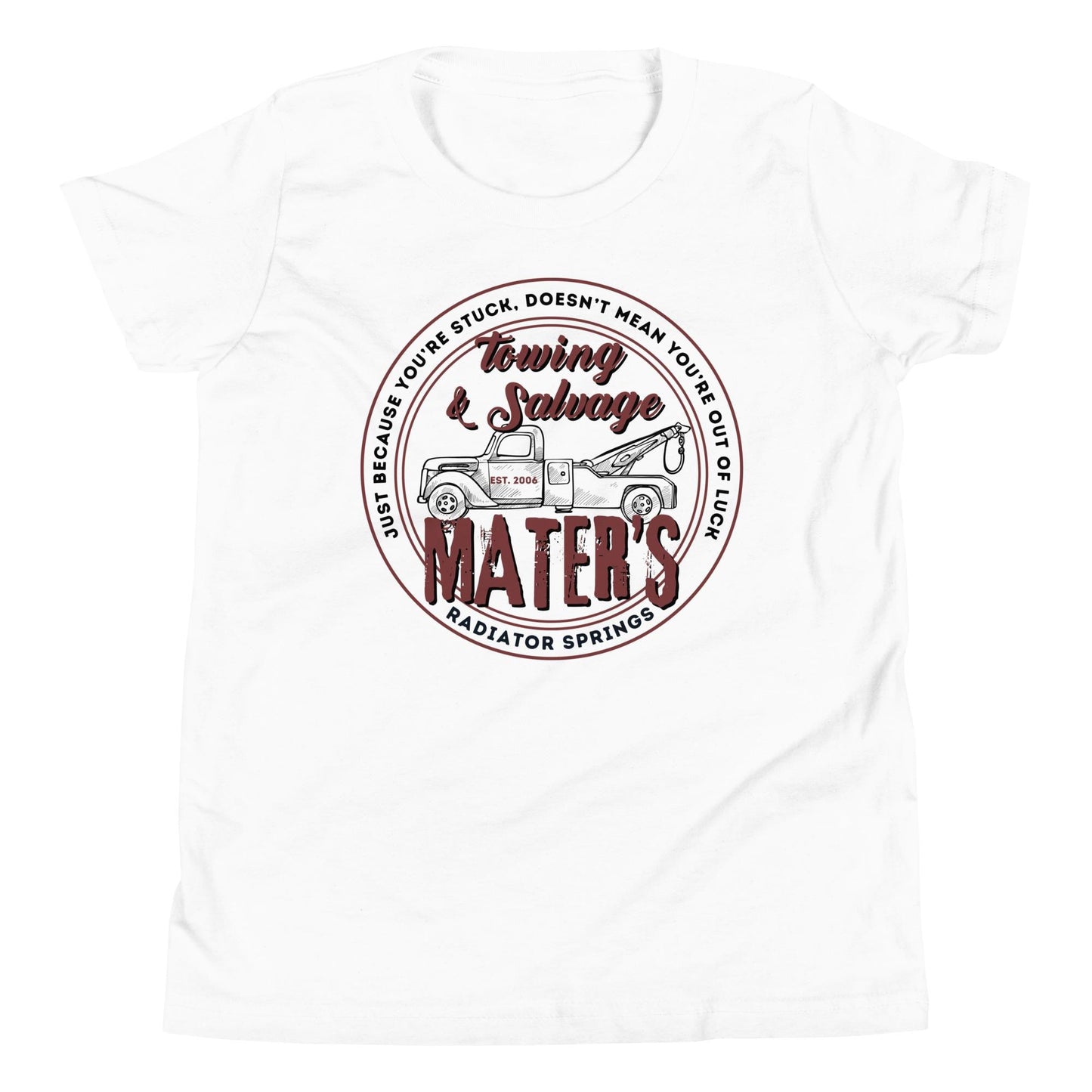 Tow Mater Disney Cars Bella Canvas Youth T-Shirt