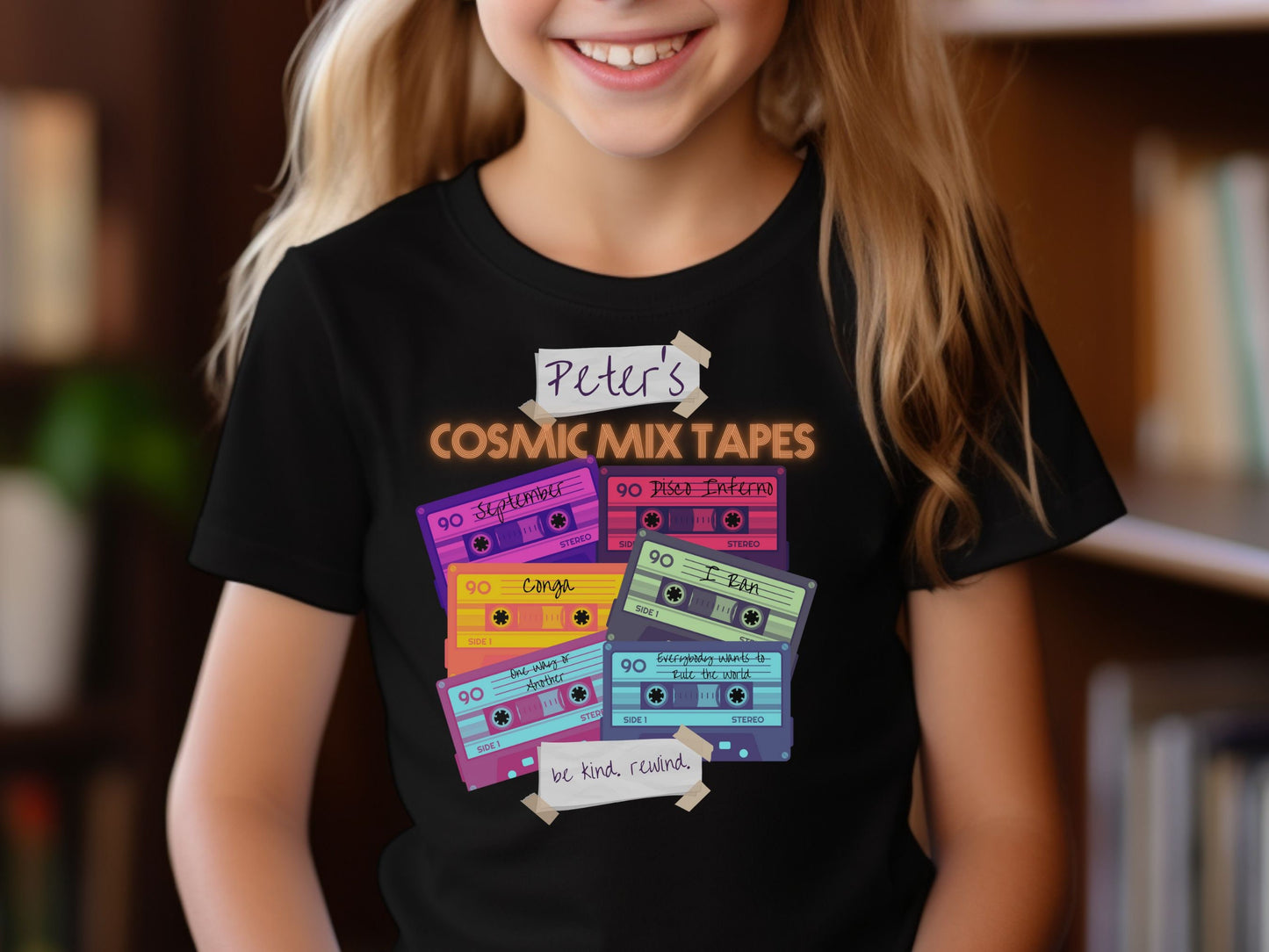 Guardians of the Galaxy T-Shirt, Peter's Cosmic Mix Tapes, Marvel Fan