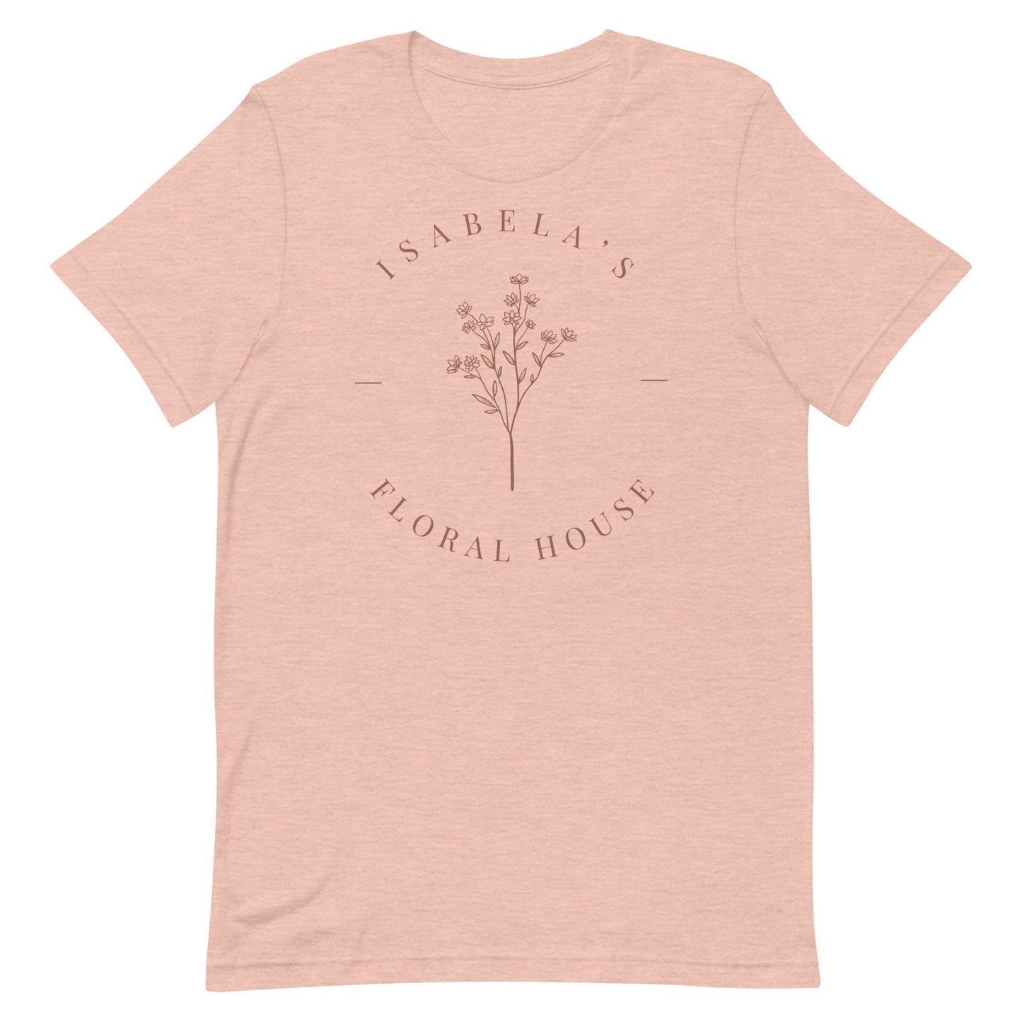 Isabela's Floral House T-Shirt, Bella Canvas Unisex, Matching Family Shirts