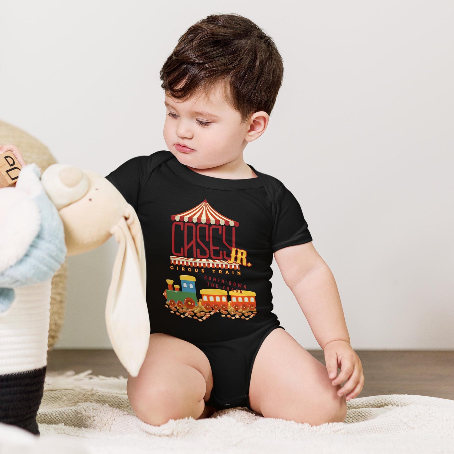 Casey Jr. Circus Train Baby One-Piece - Disneyland Family Shirt