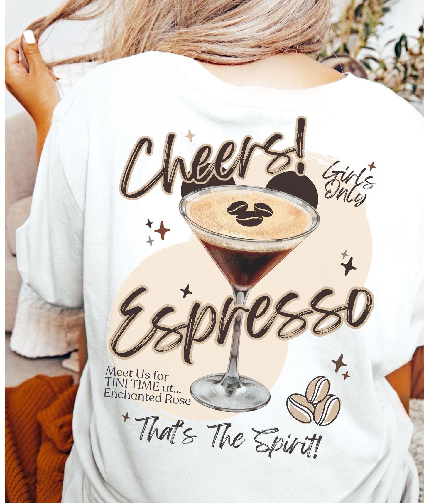 Disney Girls Trip Espresso Martini Comfort Colors Shirt
