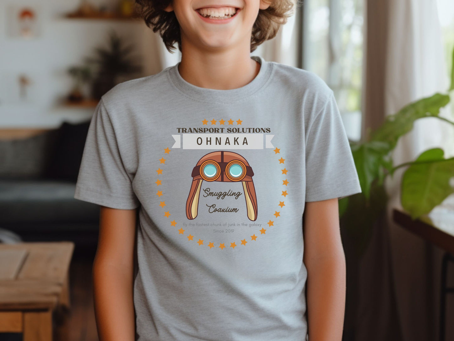 Ohnaka's Transportation Solutions,  Bella Canvas Youth Short Sleeve T-Shirt, Subtle Disney Matching Family Shirts