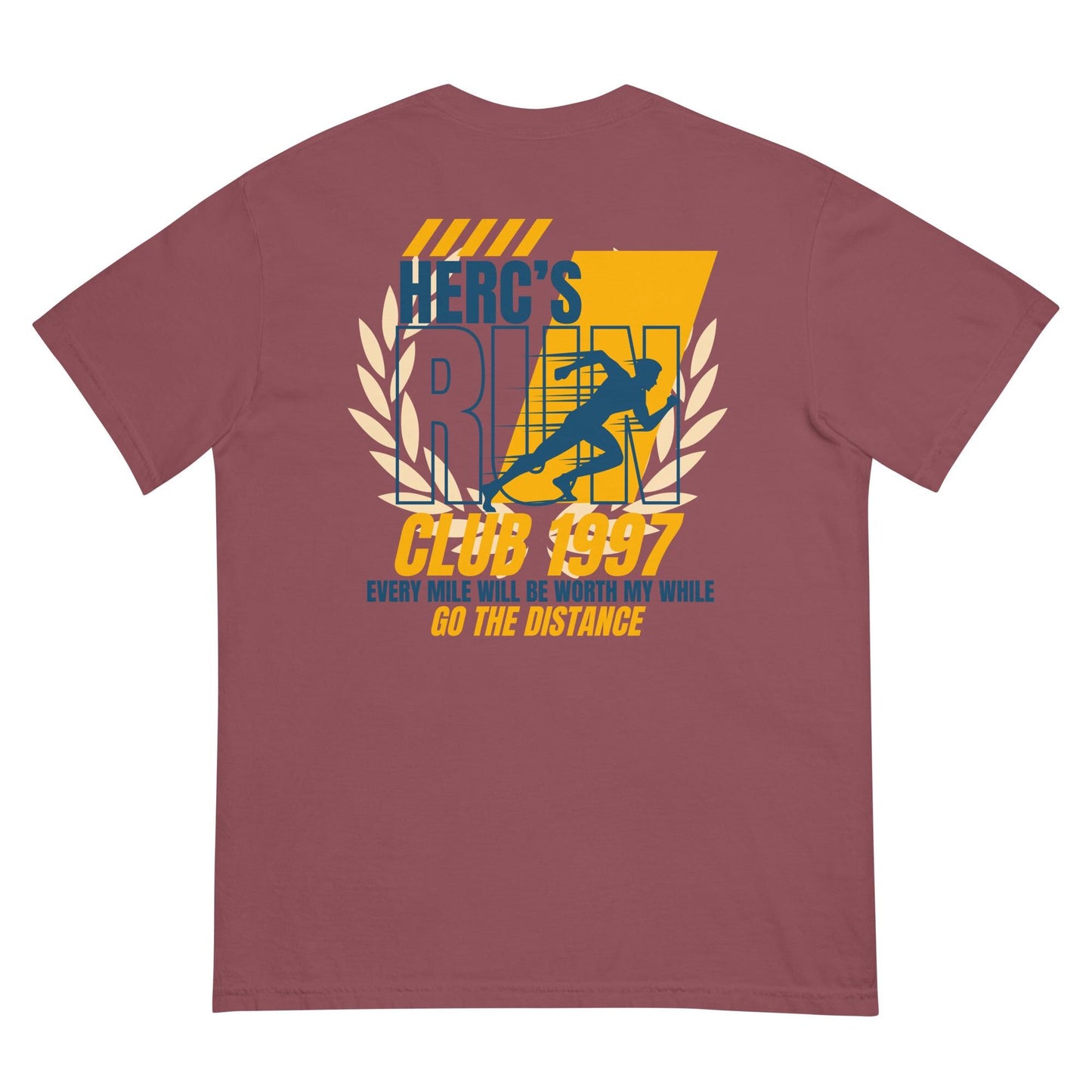 Disney Hercules Run Club Shirt, Comfort Colors Go the Distance Tee