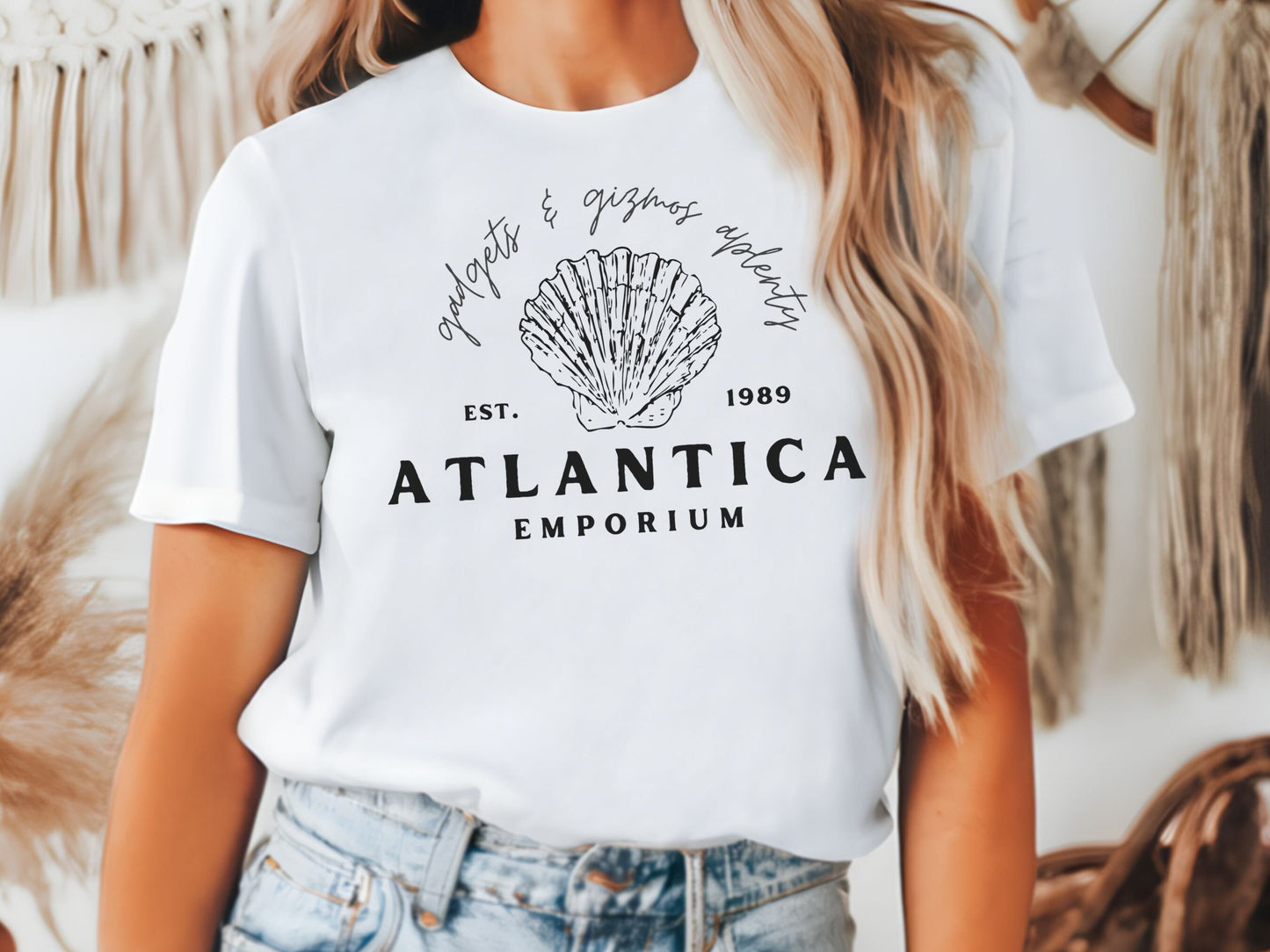 Atlantica Emporium T-Shirt, Subtle Disney Little Mermaid Design